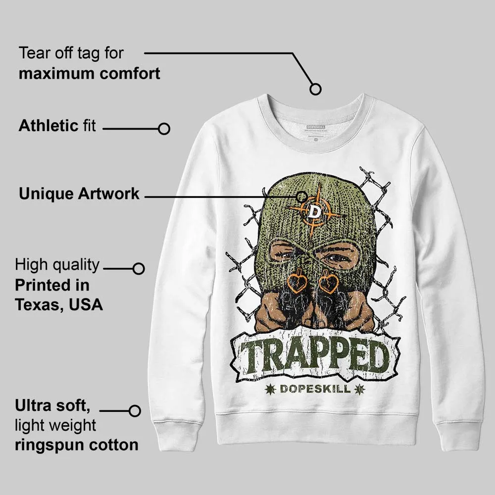 Olive Collection DopeSkill Sweatshirt New Trapped Graphic sold by DopeSkill product image thumbnail 3