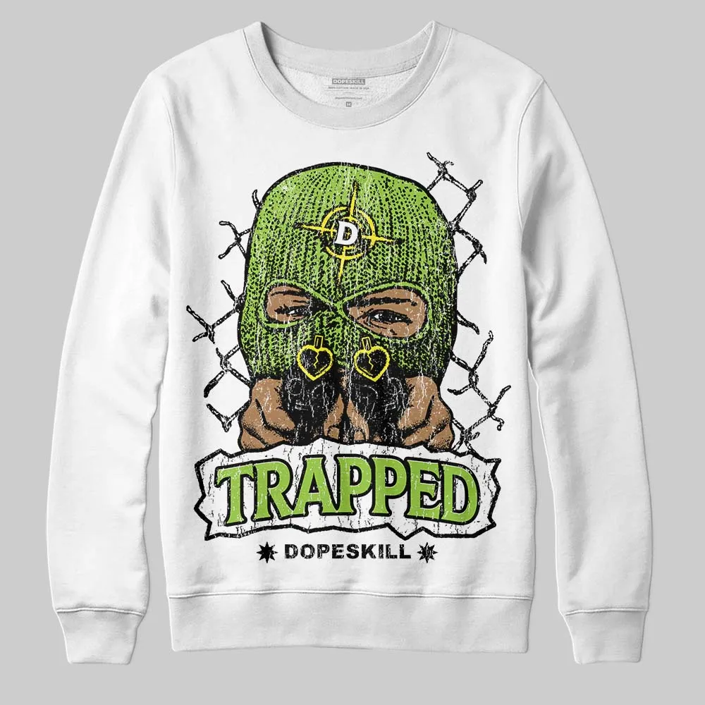Neon Green Collection DopeSkill Sweatshirt New Trapped Graphic sold by DopeSkill product image thumbnail 2