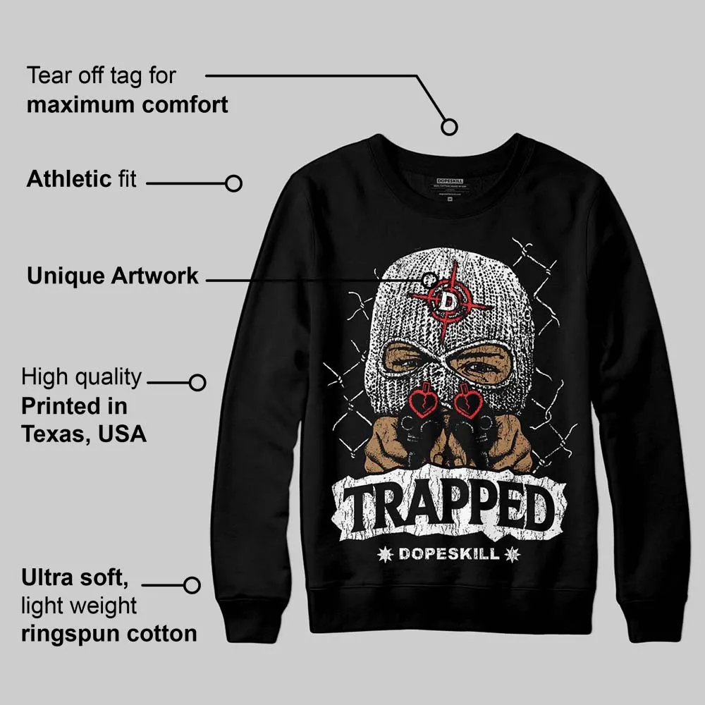 Black and White Collection DopeSkill Sweatshirt New Trapped Graphic sold by DopeSkill product image thumbnail 3