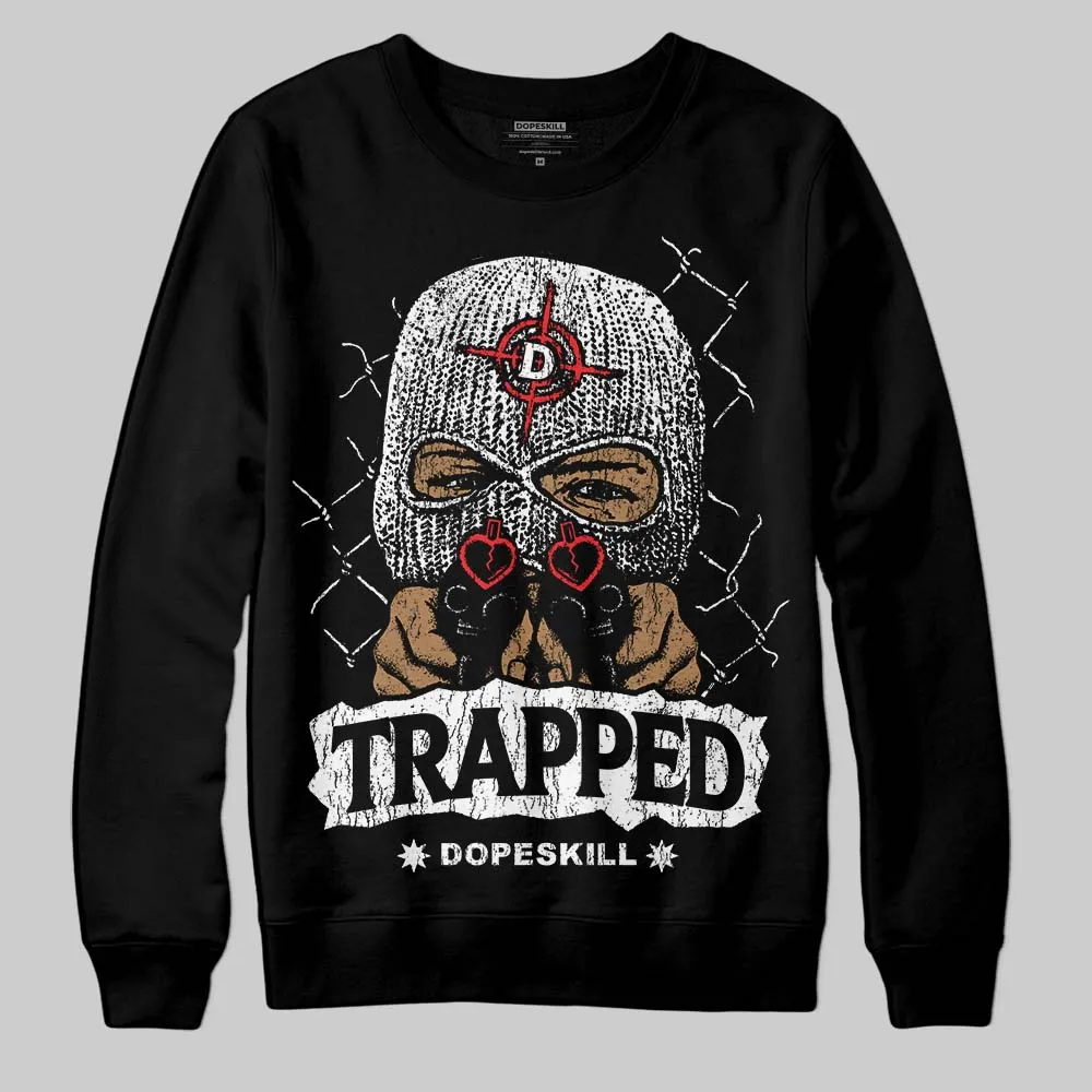 Black and White Collection DopeSkill Sweatshirt New Trapped Graphic sold by DopeSkill