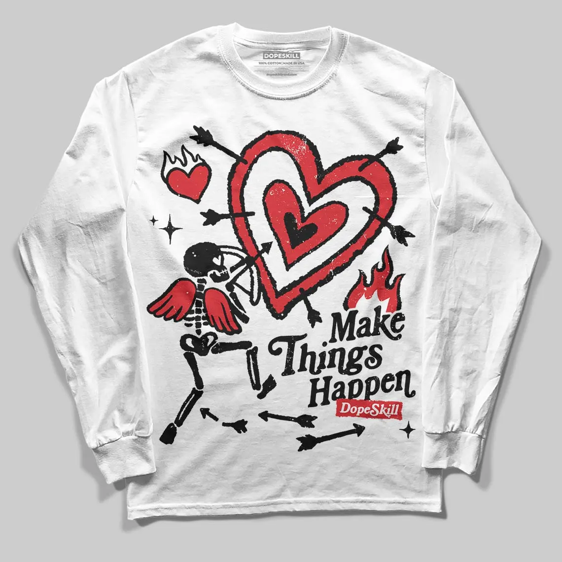 Dunk Panda White Black DopeSkill Long Sleeve T-Shirt Make Things Happen Graphic sold by DopeSkill product image thumbnail 2