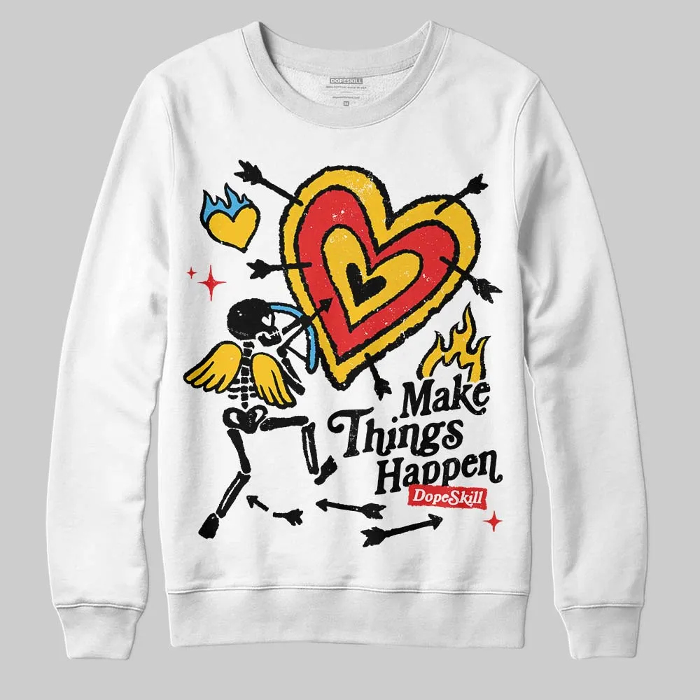 Yellow Collection DopeSkill Sweatshirt Make Things Happen Graphic sold by DopeSkill product image thumbnail 2