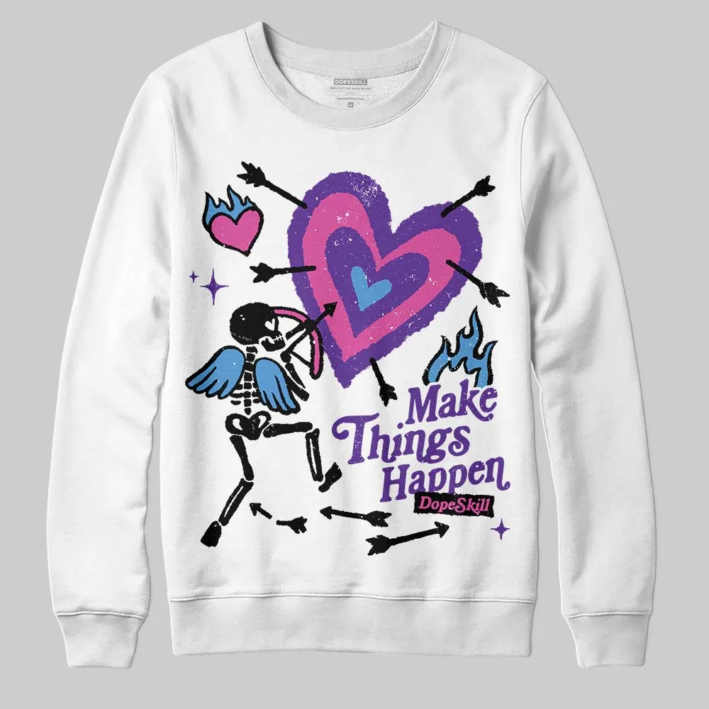 PURPLE Collection DopeSkill Sweatshirt Make Things Happen Graphic sold by DopeSkill product image thumbnail 2