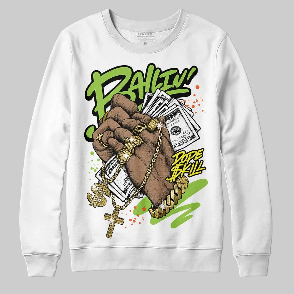 Neon Green Collection DopeSkill Sweatshirt Always Ballin' Graphic sold by DopeSkill product image thumbnail 2