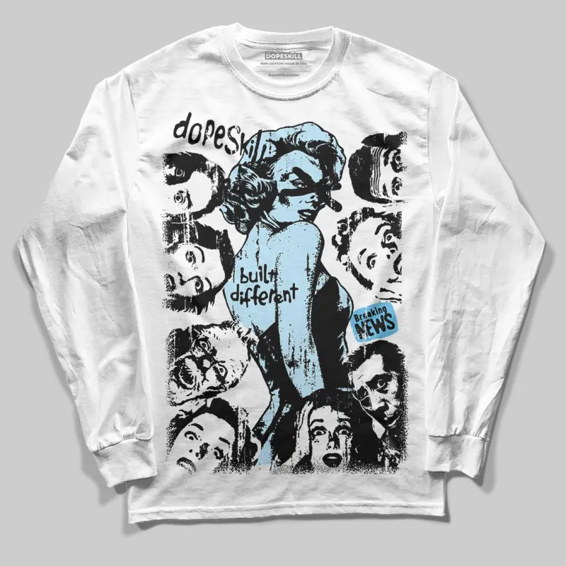 Legend Blue 11s DopeSkill Long Sleeve T-Shirt Built Different Graphic sold by DopeSkill