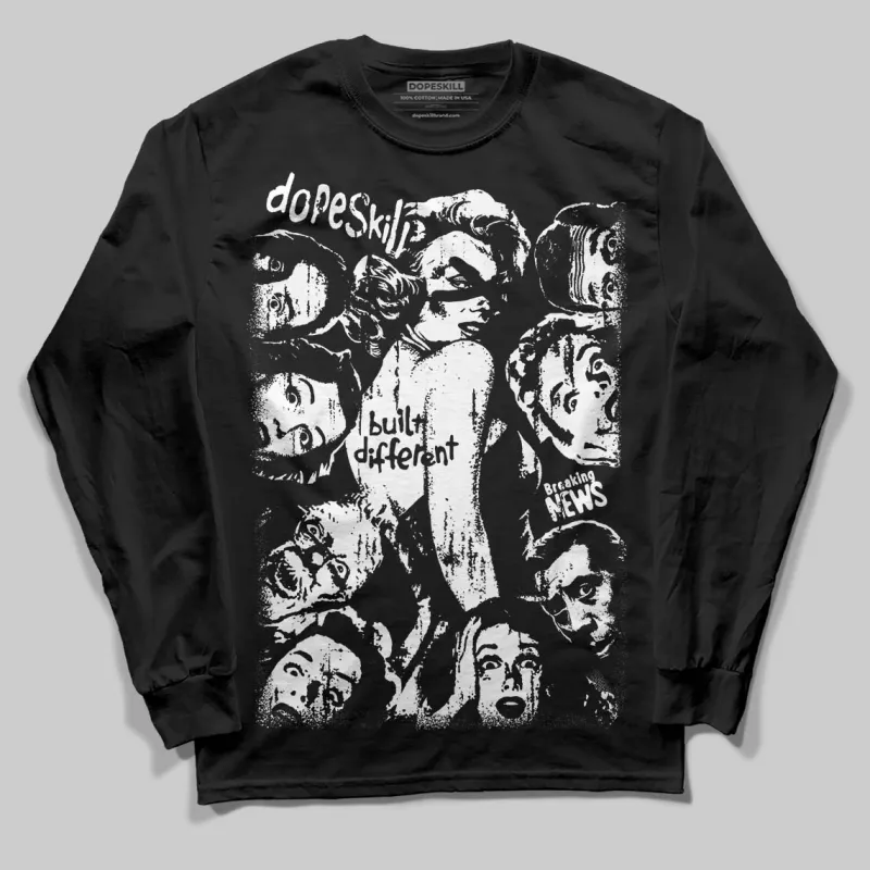 Dunk Panda White Black DopeSkill Long Sleeve T-Shirt Built Different Graphic sold by DopeSkill