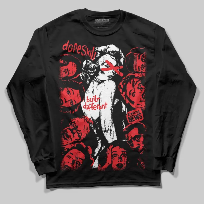Red Collection DopeSkill Long Sleeve T-Shirt Built Different Graphic sold by DopeSkill