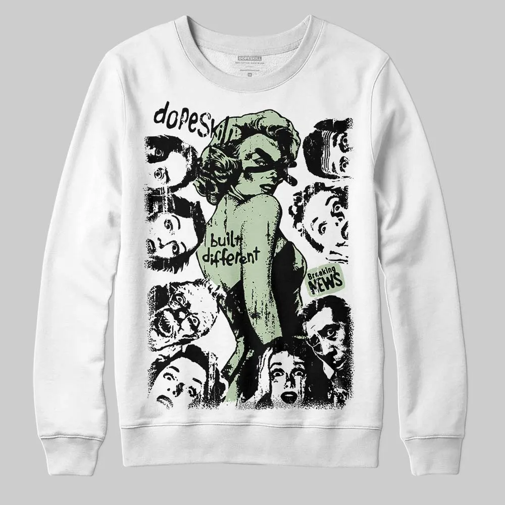 Seafoam 4s 2025 DopeSkill Sweatshirt Built Different Graphic sold by DopeSkill product image thumbnail 2