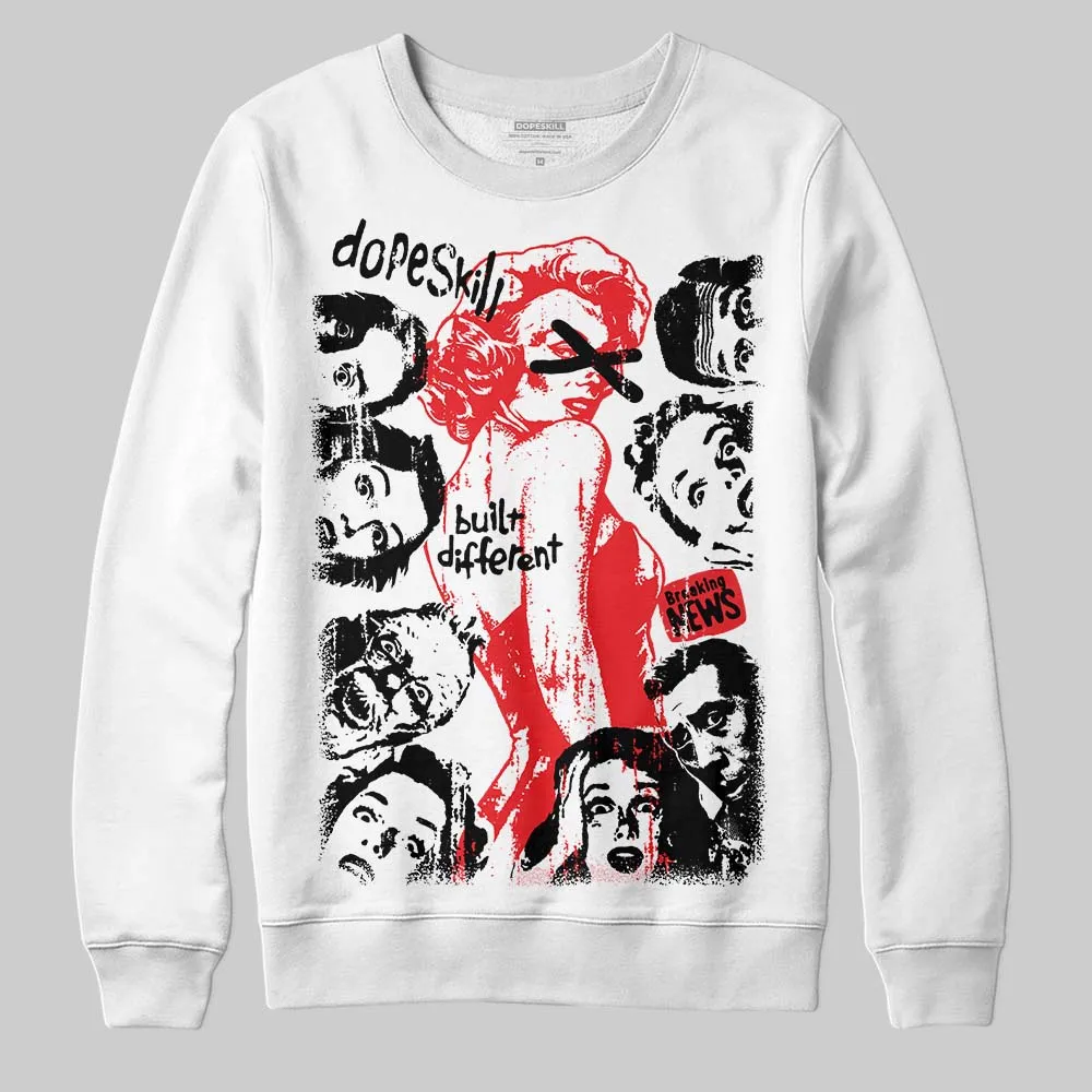 Cherry 11s DopeSkill Sweatshirt Built Different Graphic sold by DopeSkill