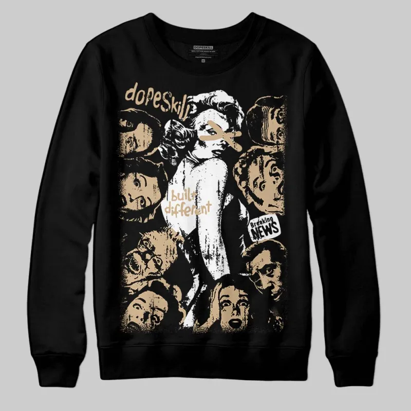TAN Collection DopeSkill Sweatshirt Built Different Graphic sold by DopeSkill