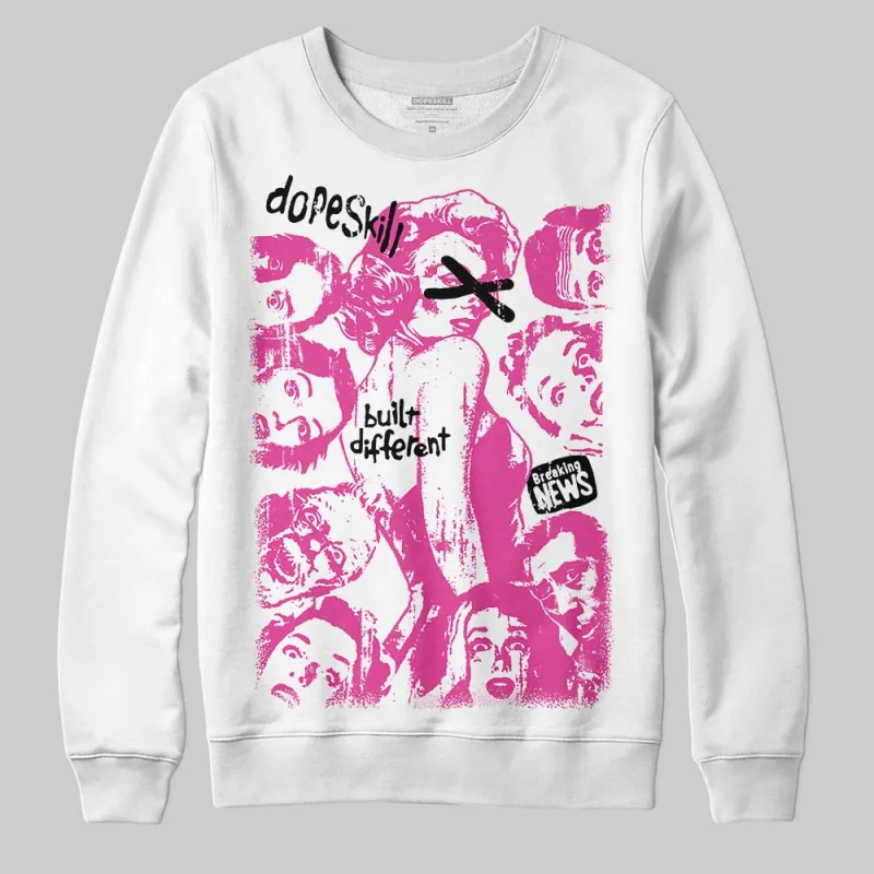 Pink Collection DopeSkill Sweatshirt Built Different Graphic sold by DopeSkill