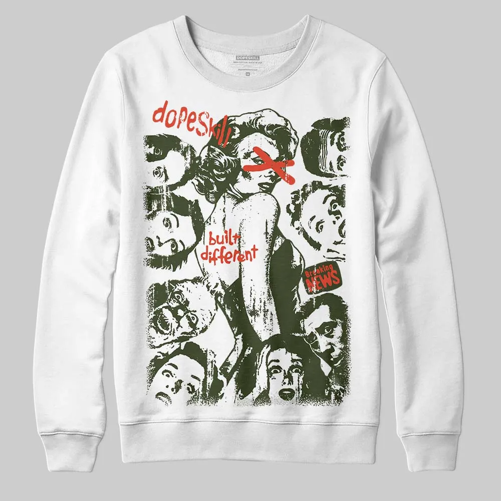 Olive Collection DopeSkill Sweatshirt Built Different Graphic sold by DopeSkill