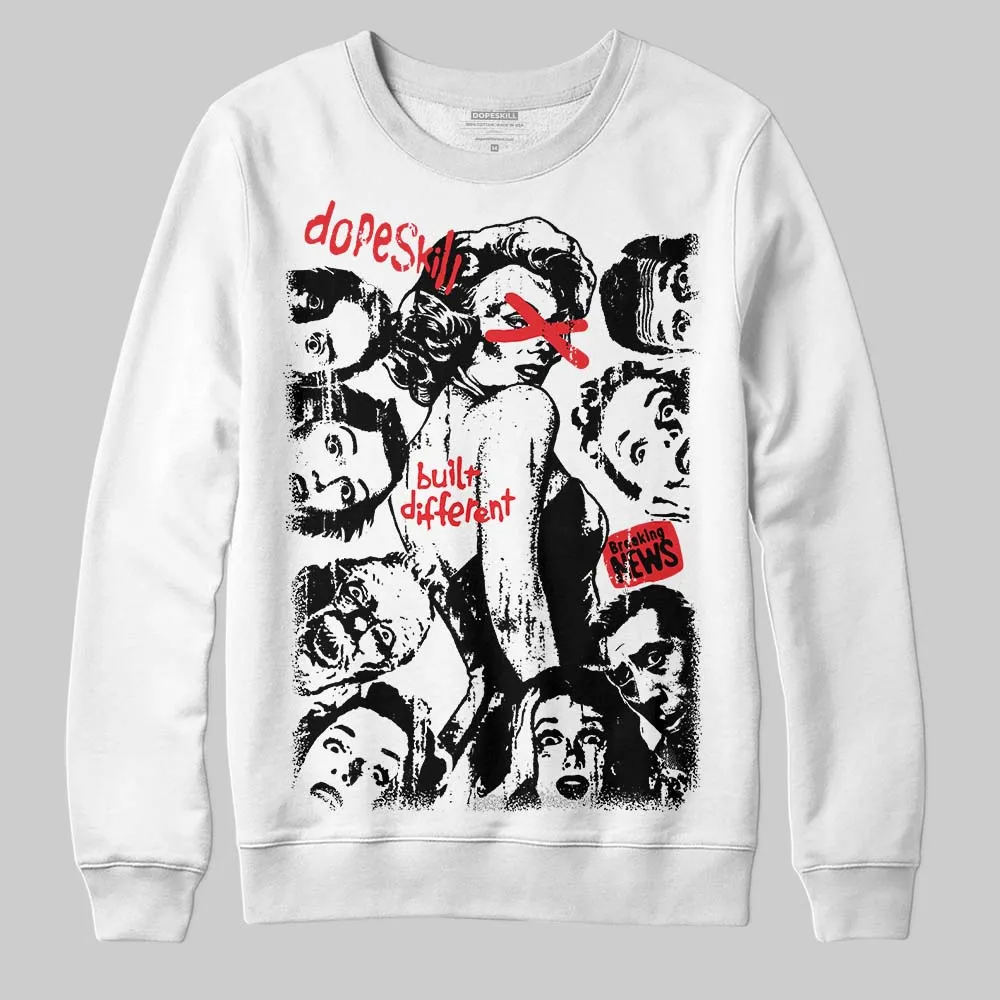 Black and White Collection DopeSkill Sweatshirt Built Different Graphic sold by DopeSkill product image thumbnail 2