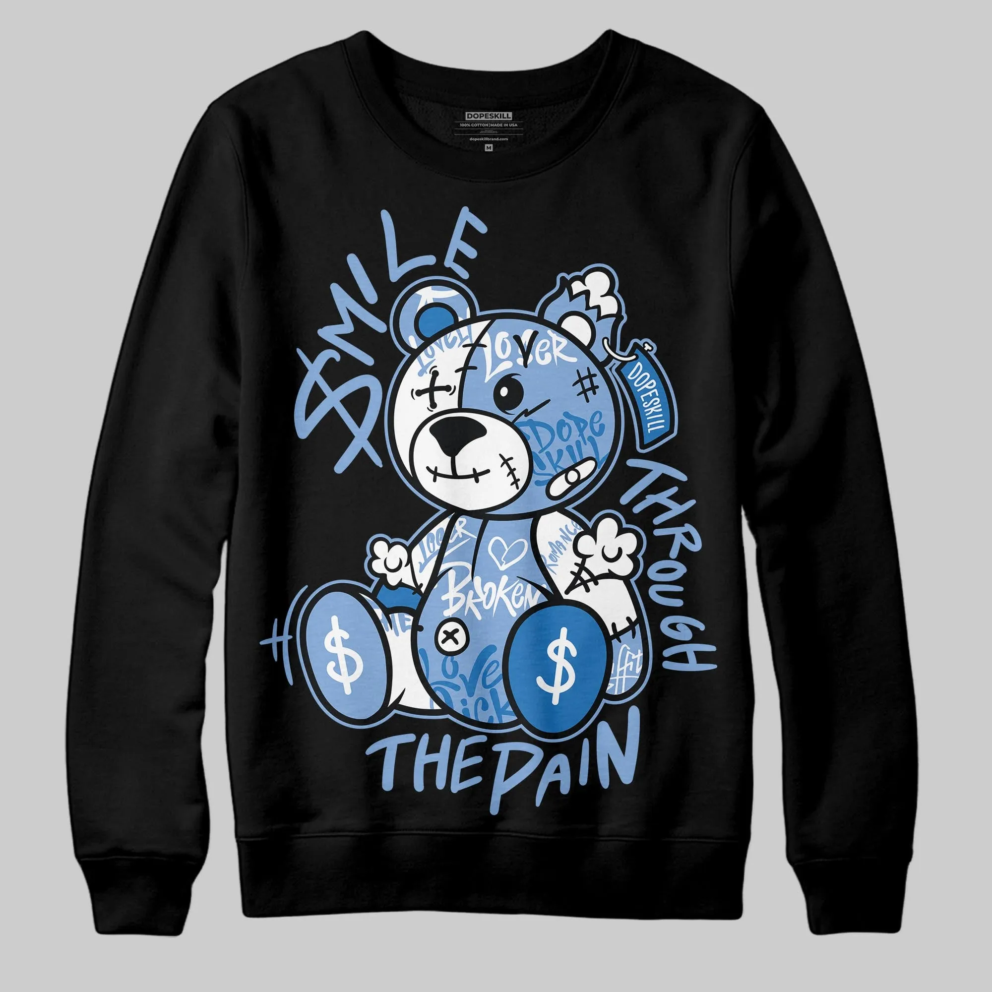Forget Me Not 4s DopeSkill Sweatshirt Smile Through The Pain Graphic sold by DopeSkill product image thumbnail 2