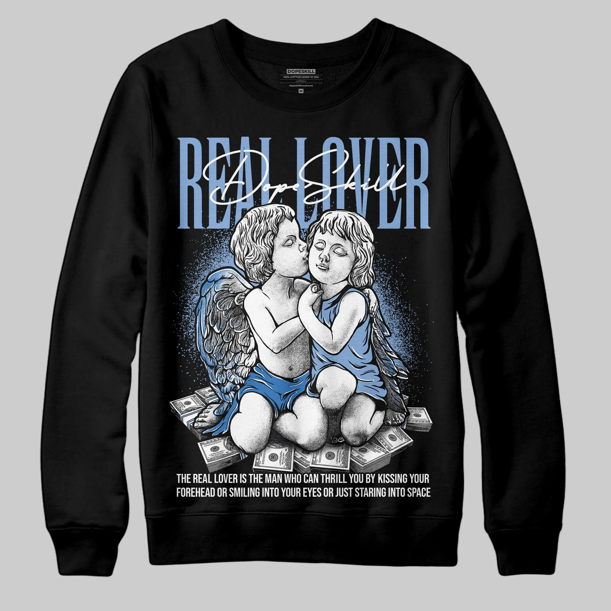 Forget Me Not 4s DopeSkill Sweatshirt Real Lover Graphic sold by DopeSkill product image thumbnail 2