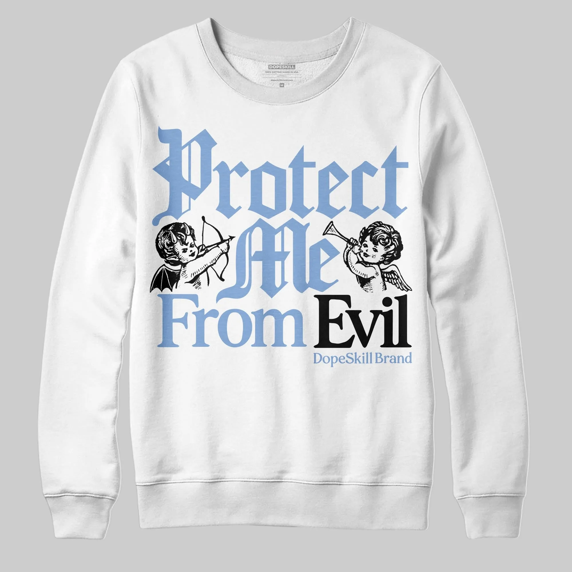 Forget Me Not 4s DopeSkill Sweatshirt Protect Me From Evil Graphic sold by DopeSkill