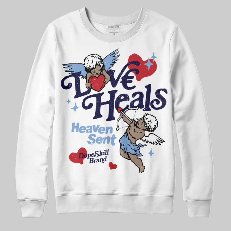 Forget Me Not 4s DopeSkill Sweatshirt New Love Heals Graphic sold by DopeSkill