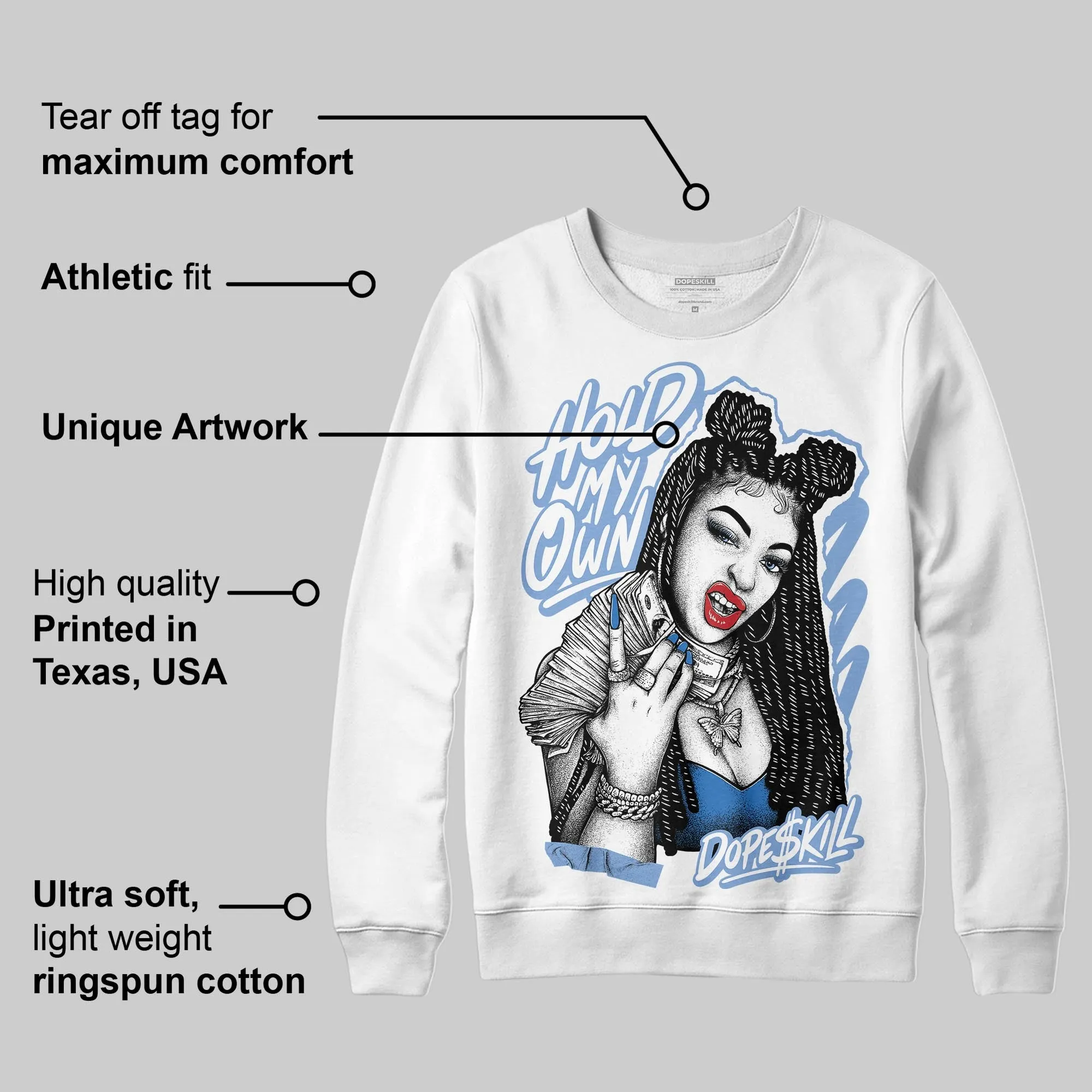 Forget Me Not 4s DopeSkill Sweatshirt New H.M.O Graphic sold by DopeSkill product image thumbnail 3