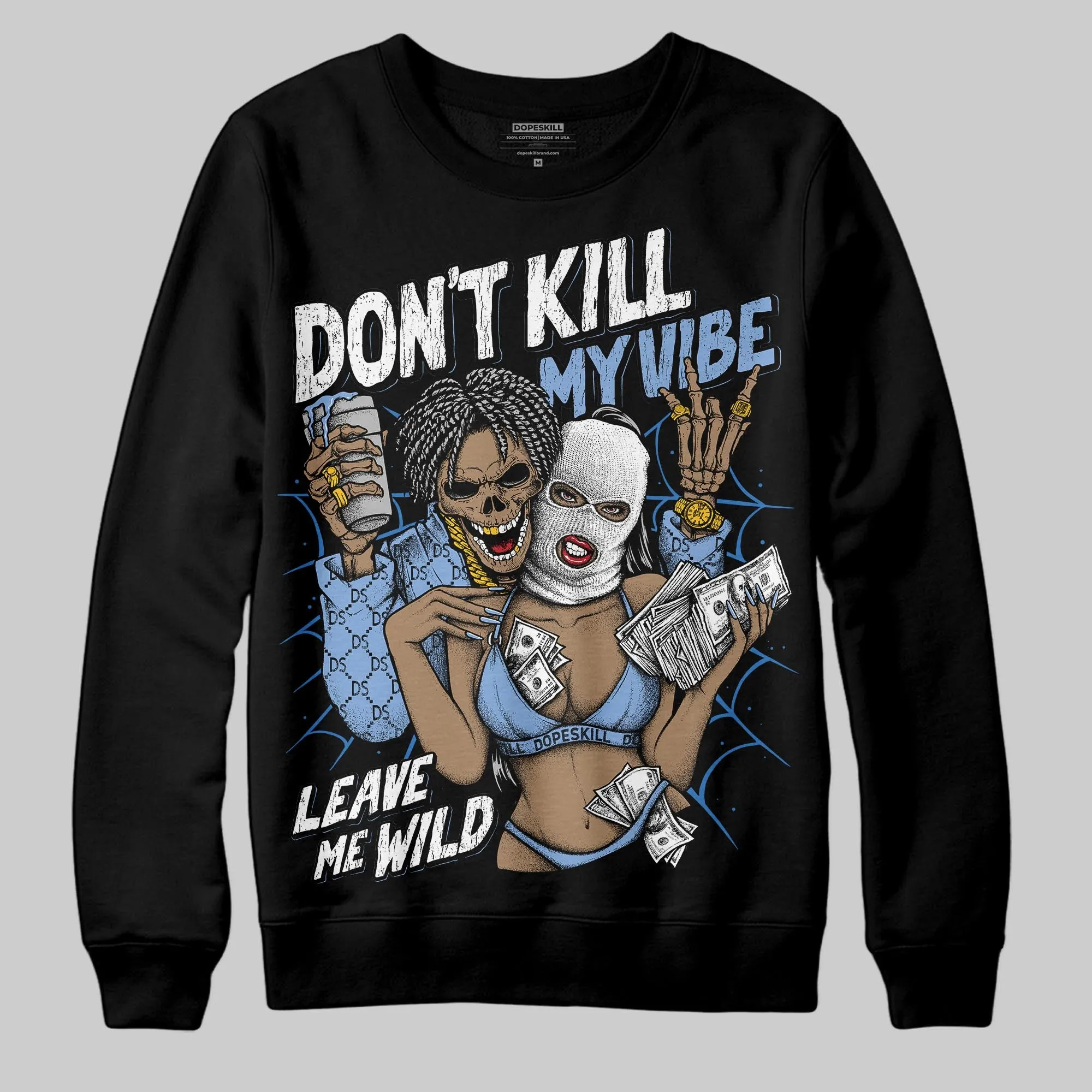 Forget Me Not 4s DopeSkill Sweatshirt Don't Kill My Vibe Graphic sold by DopeSkill product image thumbnail 2