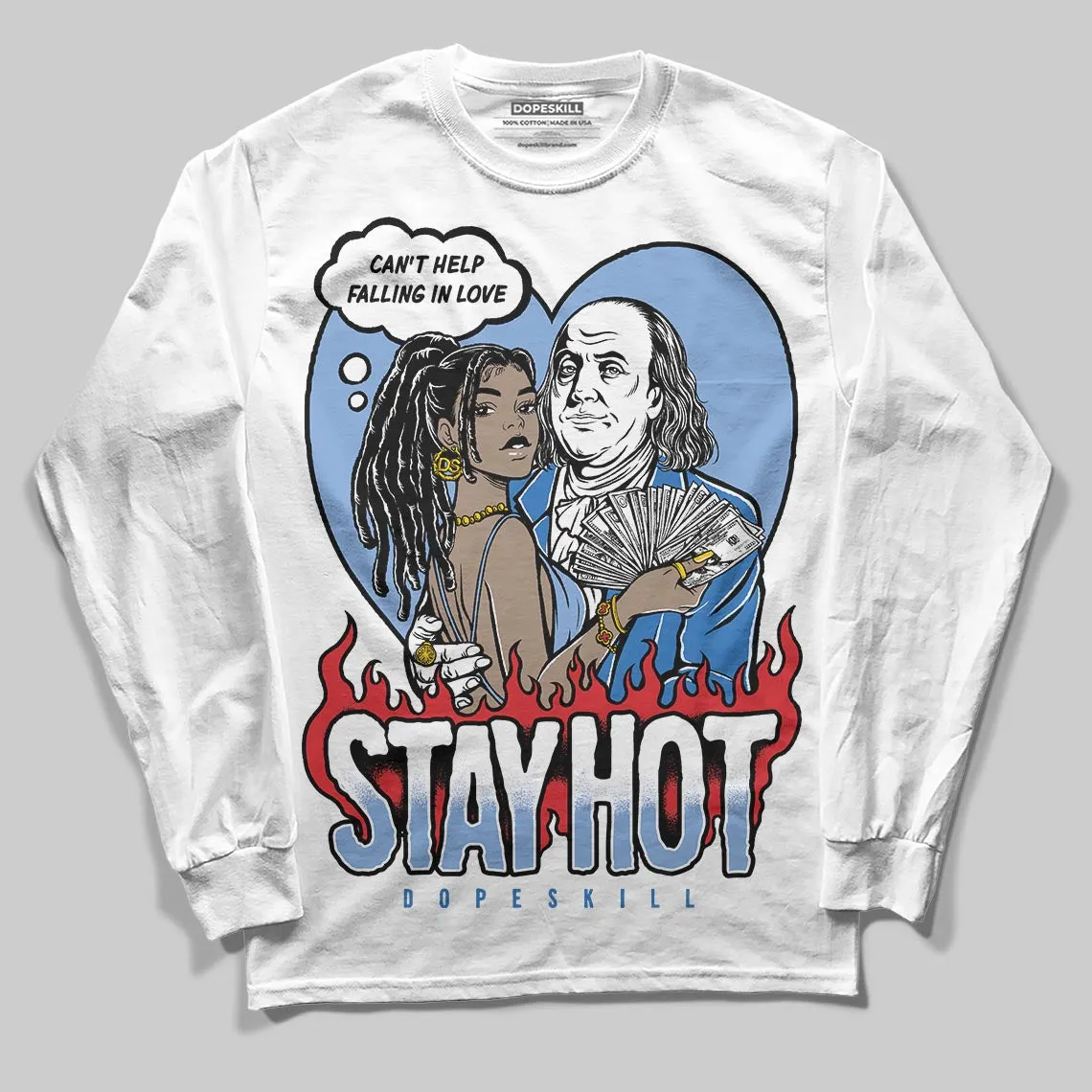 Forget Me Not 4s DopeSkill Long Sleeve T-Shirt Stay Hot Graphic sold by DopeSkill