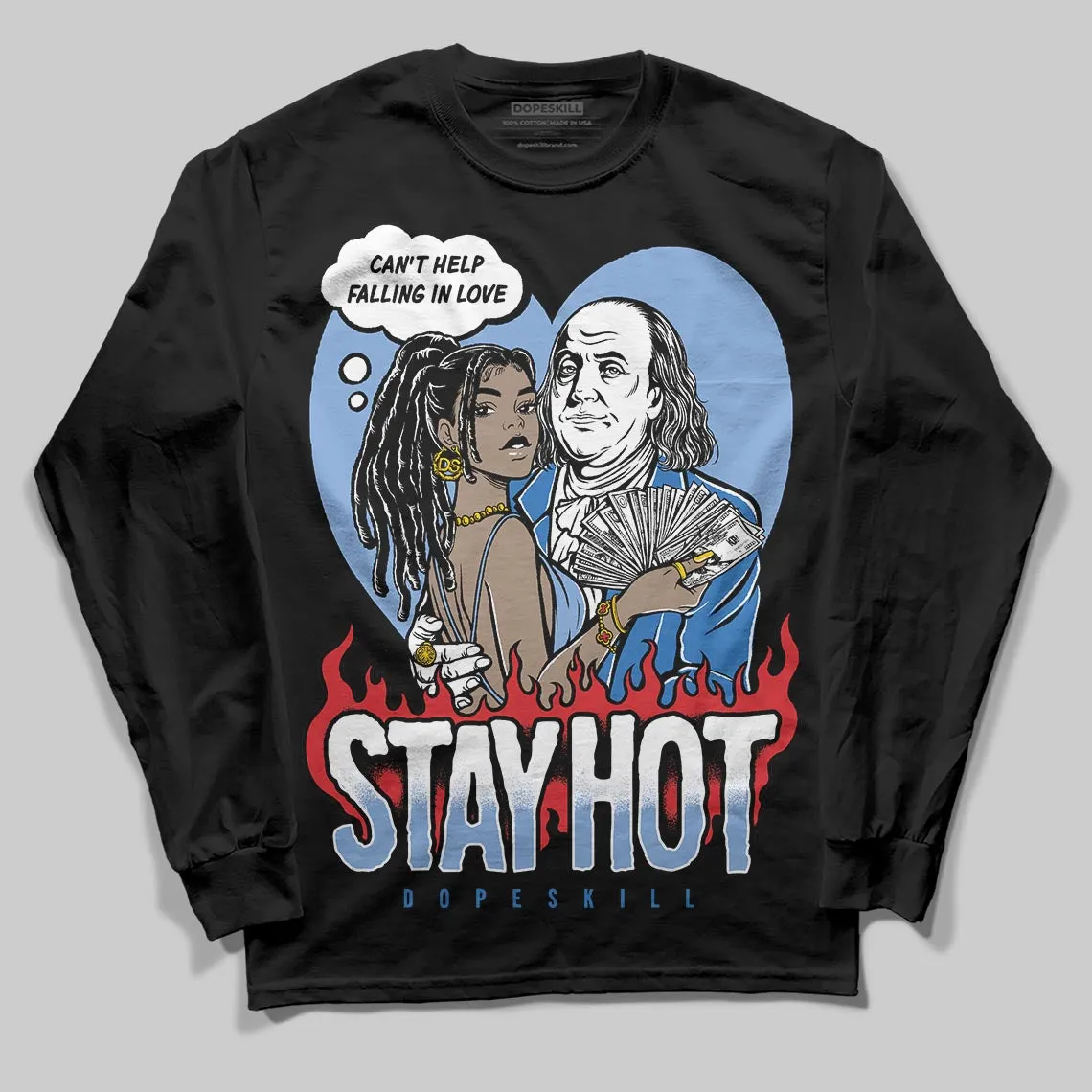 Forget Me Not 4s DopeSkill Long Sleeve T-Shirt Stay Hot Graphic sold by DopeSkill product image thumbnail 2