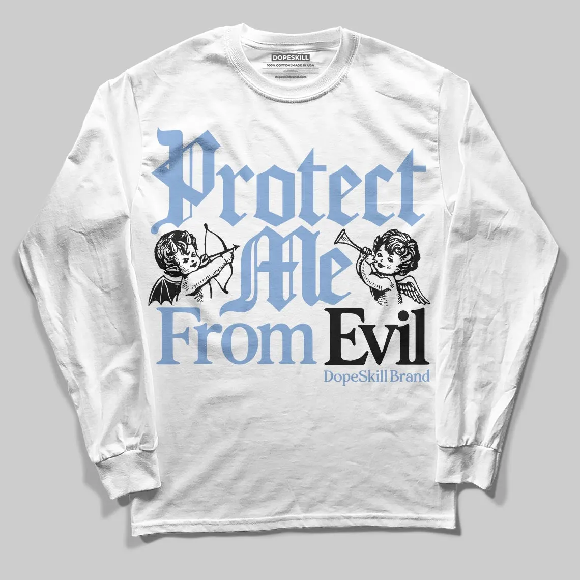 Forget Me Not 4s DopeSkill Long Sleeve T-Shirt Protect Me From Evil Graphic sold by DopeSkill