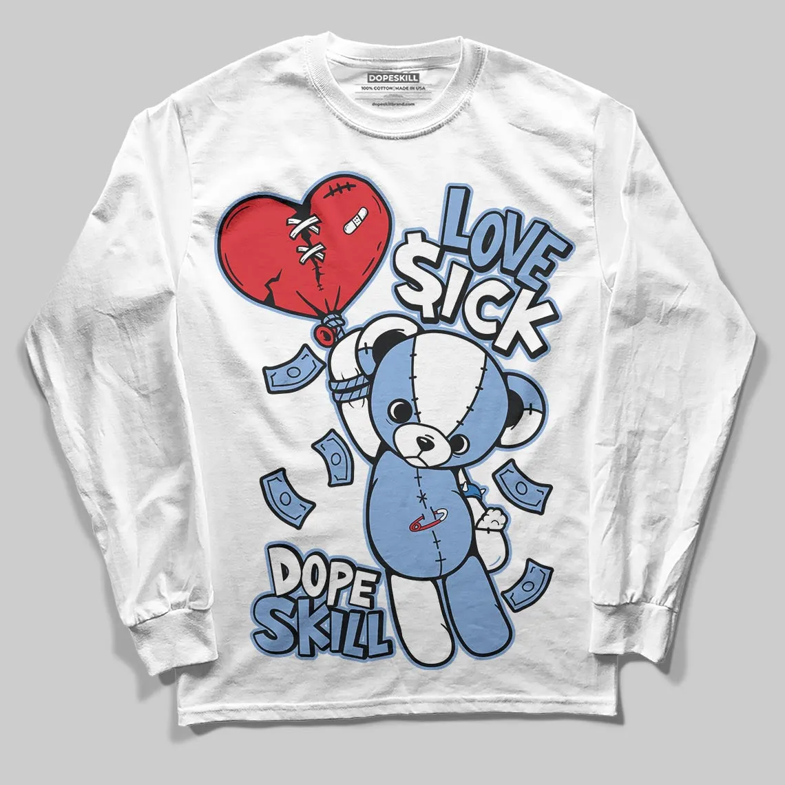 Forget Me Not 4s DopeSkill Long Sleeve T-Shirt Love Sick Graphic sold by DopeSkill