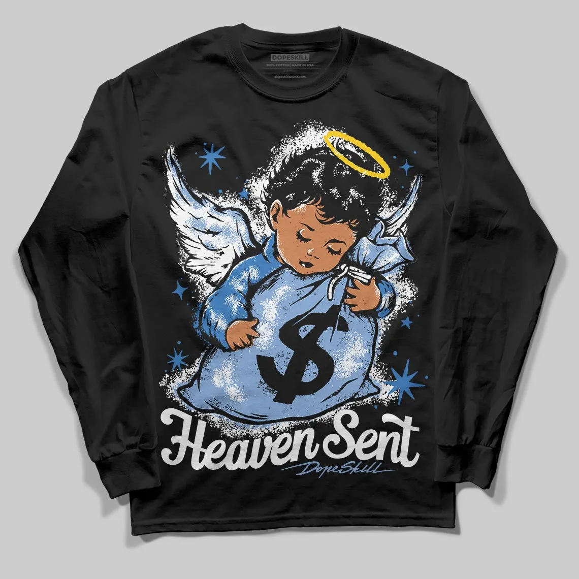 Forget Me Not 4s DopeSkill Long Sleeve T-Shirt Heaven Sent Graphic sold by DopeSkill product image thumbnail 2