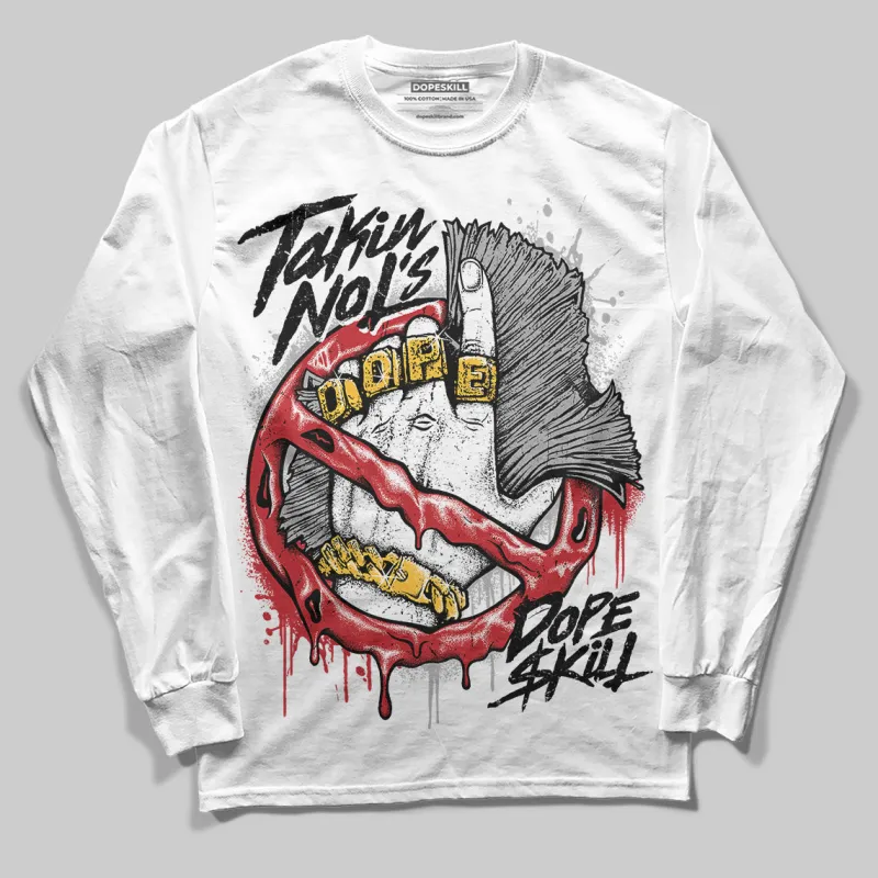 Bred 11s DopeSkill Long Sleeve T-Shirt Takin No L's Graphic sold by DopeSkill