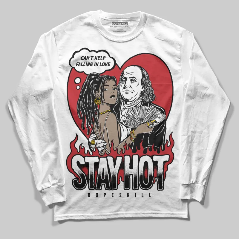 Bred 11s DopeSkill Long Sleeve T-Shirt Stay Hot Graphic sold by DopeSkill