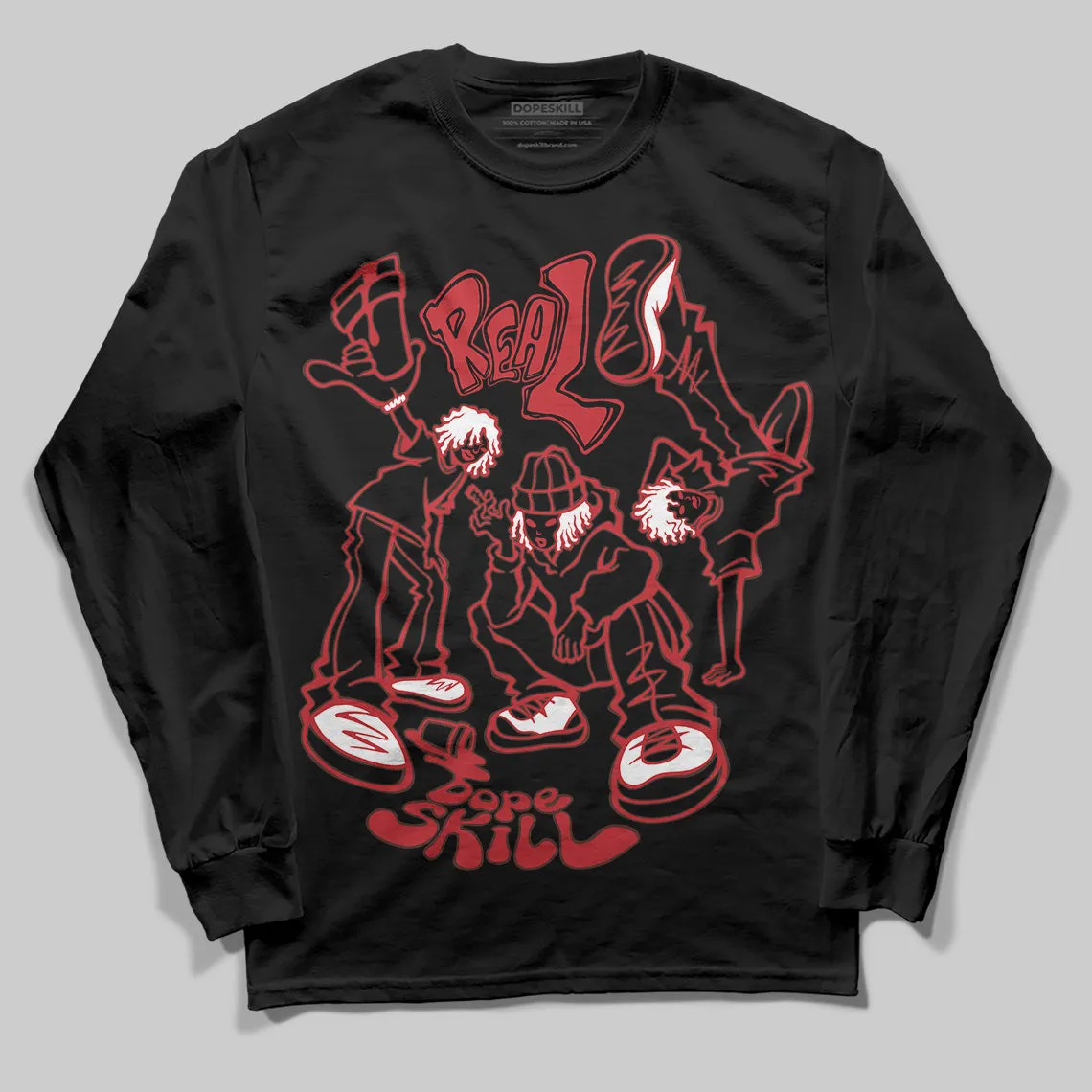 Bred 11s DopeSkill Long Sleeve T-Shirt Real Y2K Players Graphic sold by DopeSkill product image thumbnail 2