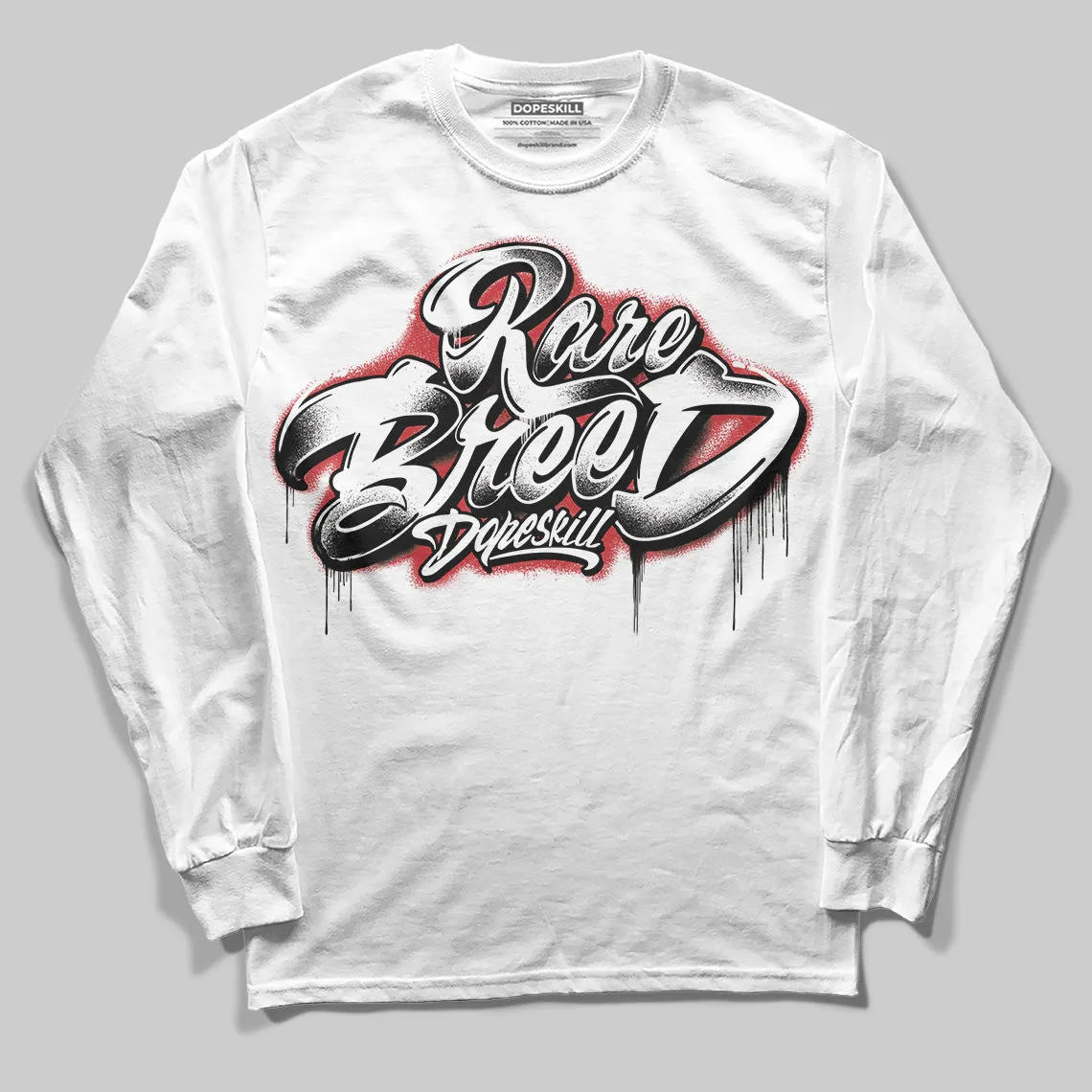 Bred 11s DopeSkill Long Sleeve T-Shirt Rare Breed Type Graphic sold by DopeSkill