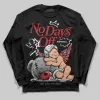 Bred 11s DopeSkill Long Sleeve T-Shirt New No Days Off Graphic sold by DopeSkill