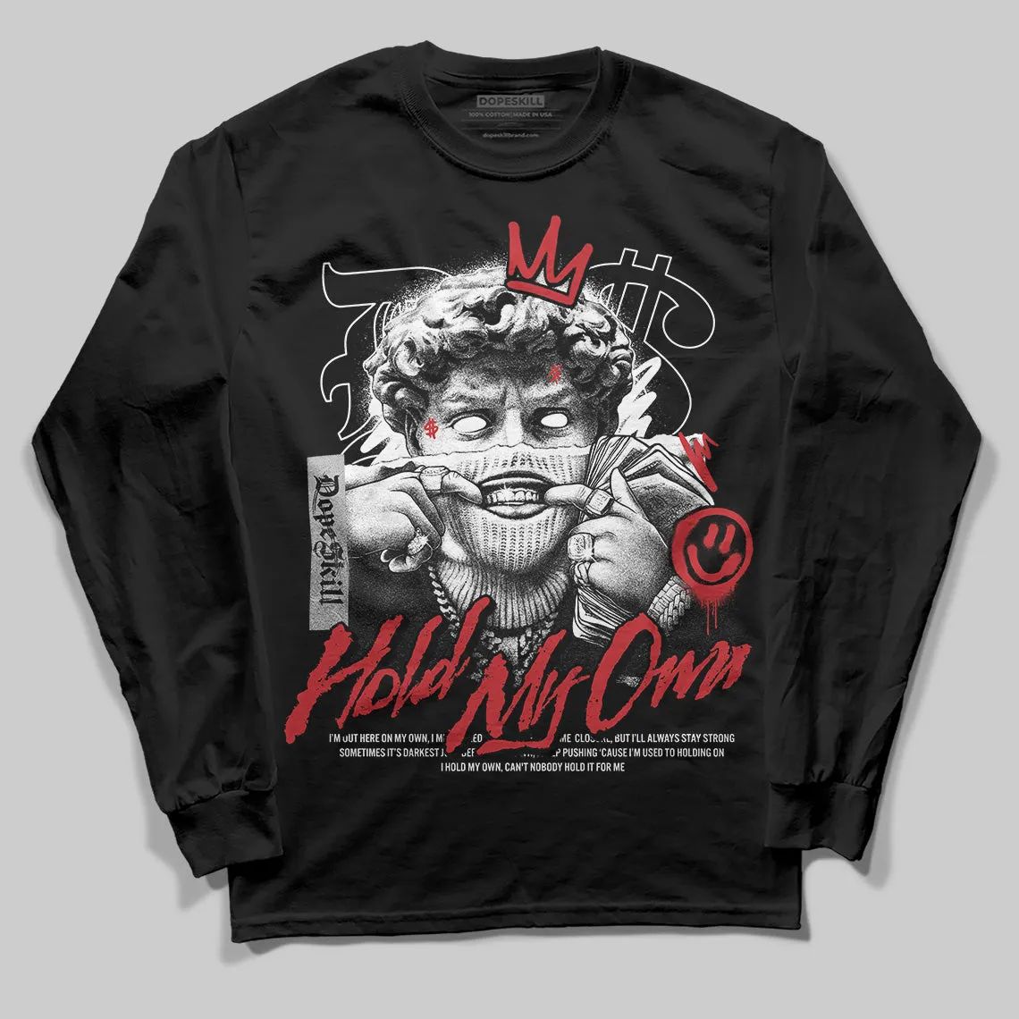 Bred 11s DopeSkill Long Sleeve T-Shirt In My Way Graphic sold by DopeSkill product image thumbnail 2