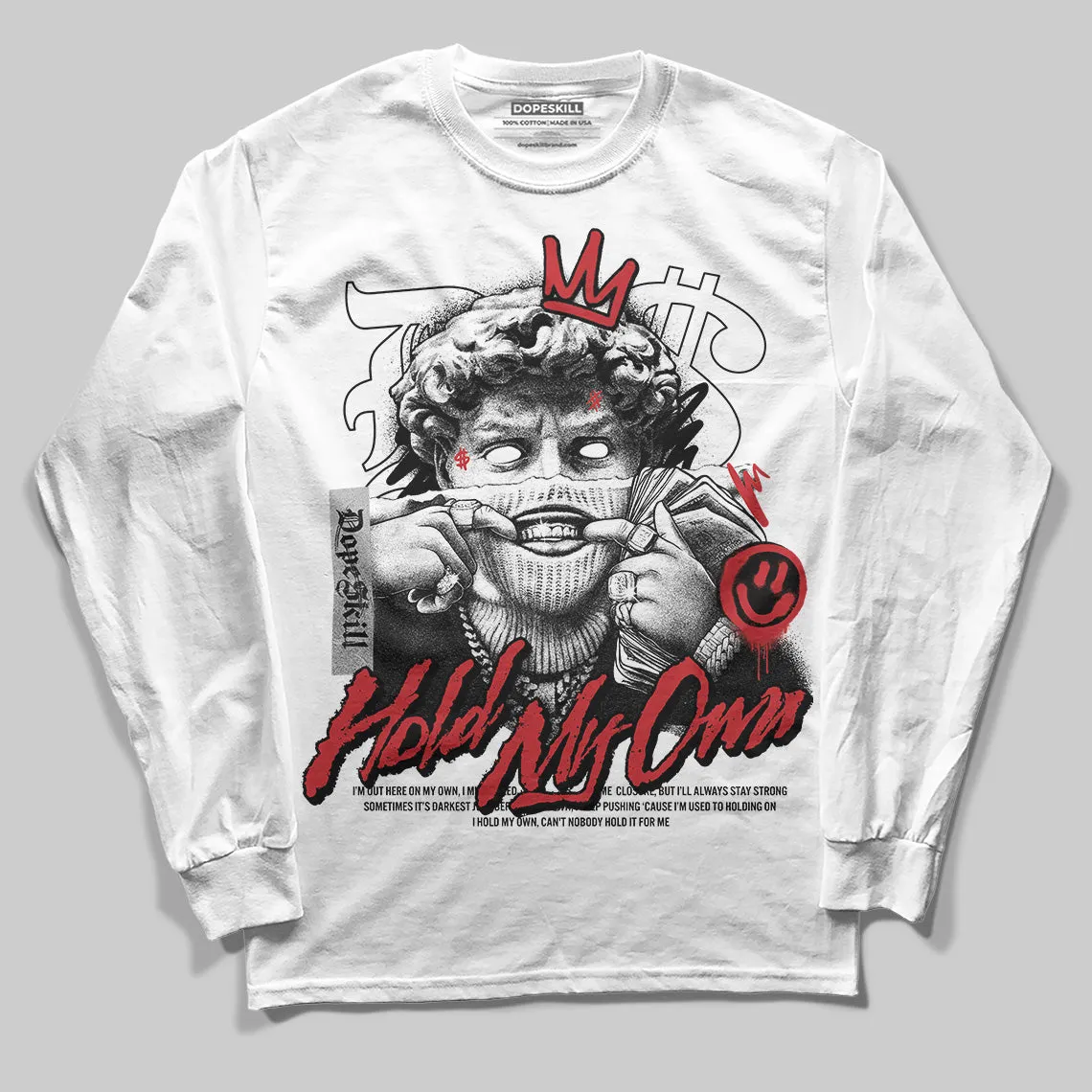 Bred 11s DopeSkill Long Sleeve T-Shirt In My Way Graphic sold by DopeSkill