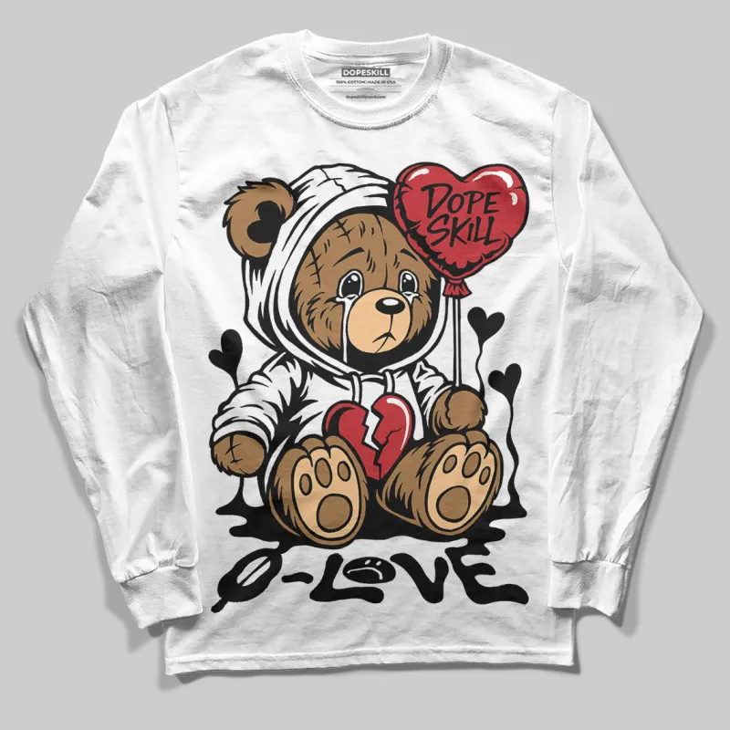 Bred 11s DopeSkill Long Sleeve T-Shirt Broken Bear Graphic sold by DopeSkill