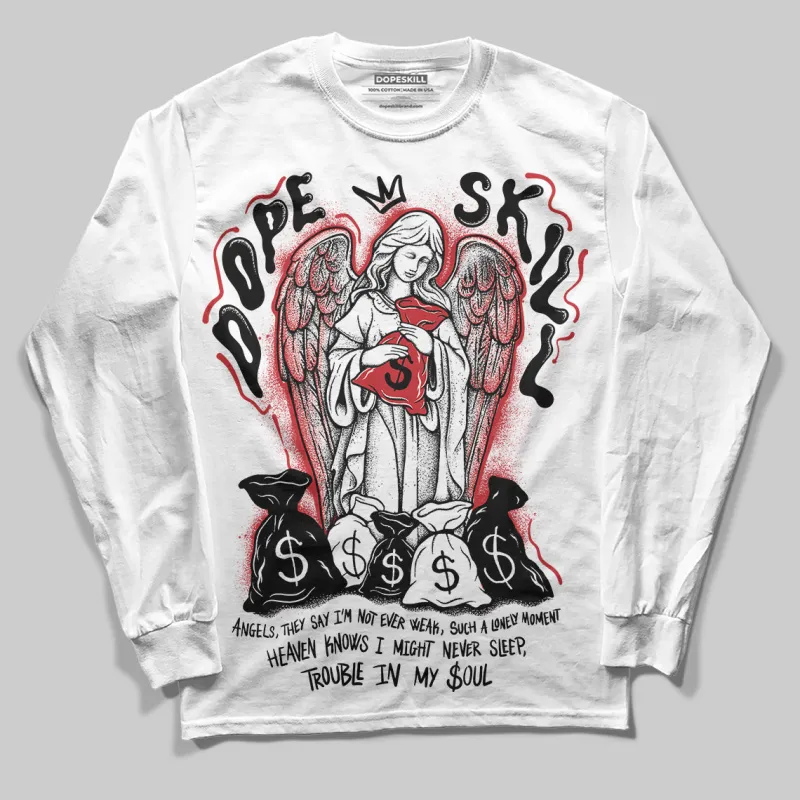 Bred 11s DopeSkill Long Sleeve T-Shirt Angels Graphic sold by DopeSkill