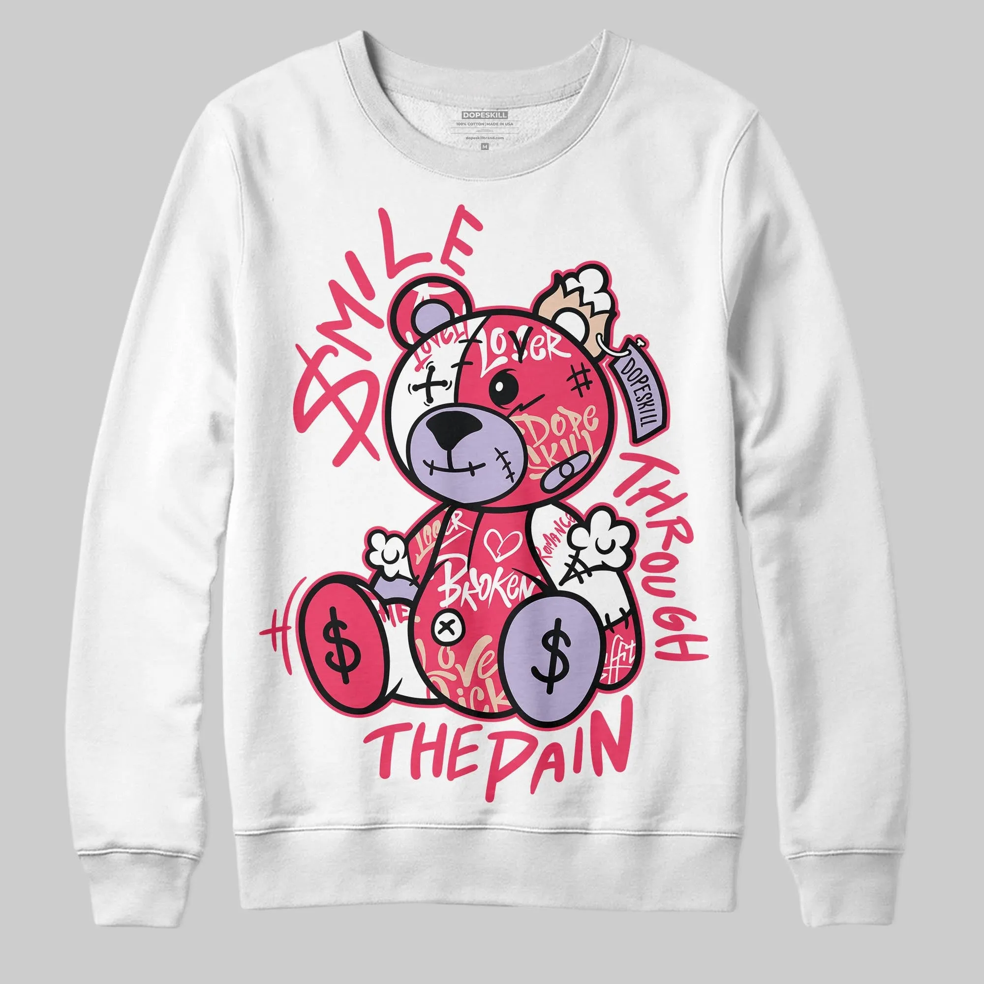 Peanut Butter Jelly 5s DopeSkill Sweatshirt Smile Through The Pain Graphic sold by DopeSkill