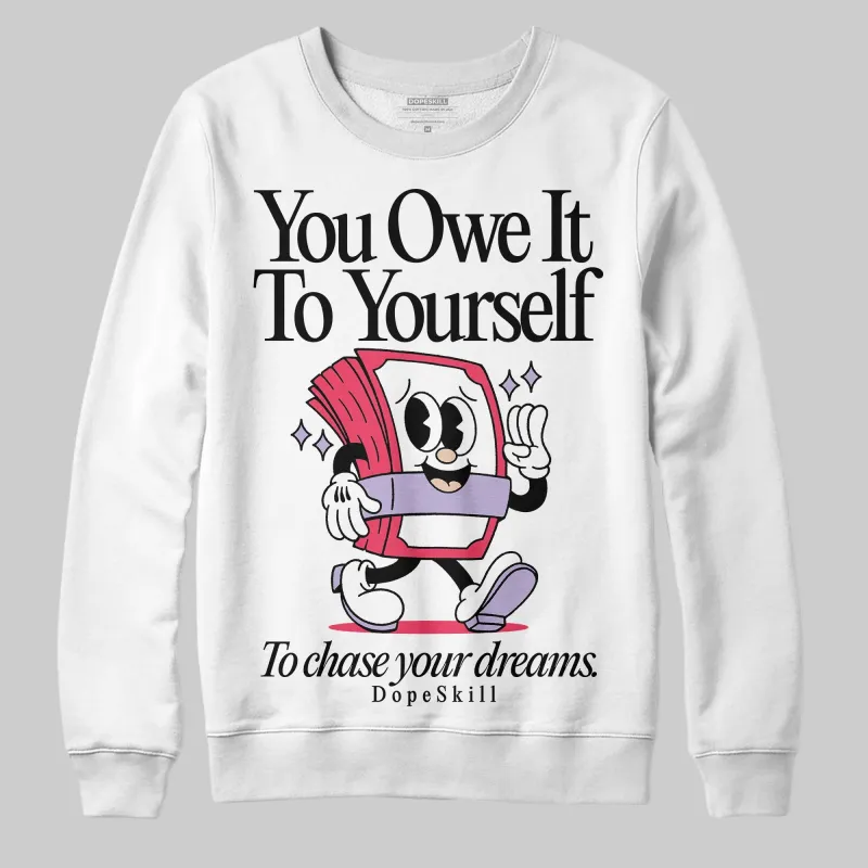 Peanut Butter Jelly 5s DopeSkill Sweatshirt Owe It To Yourself Graphic sold by DopeSkill