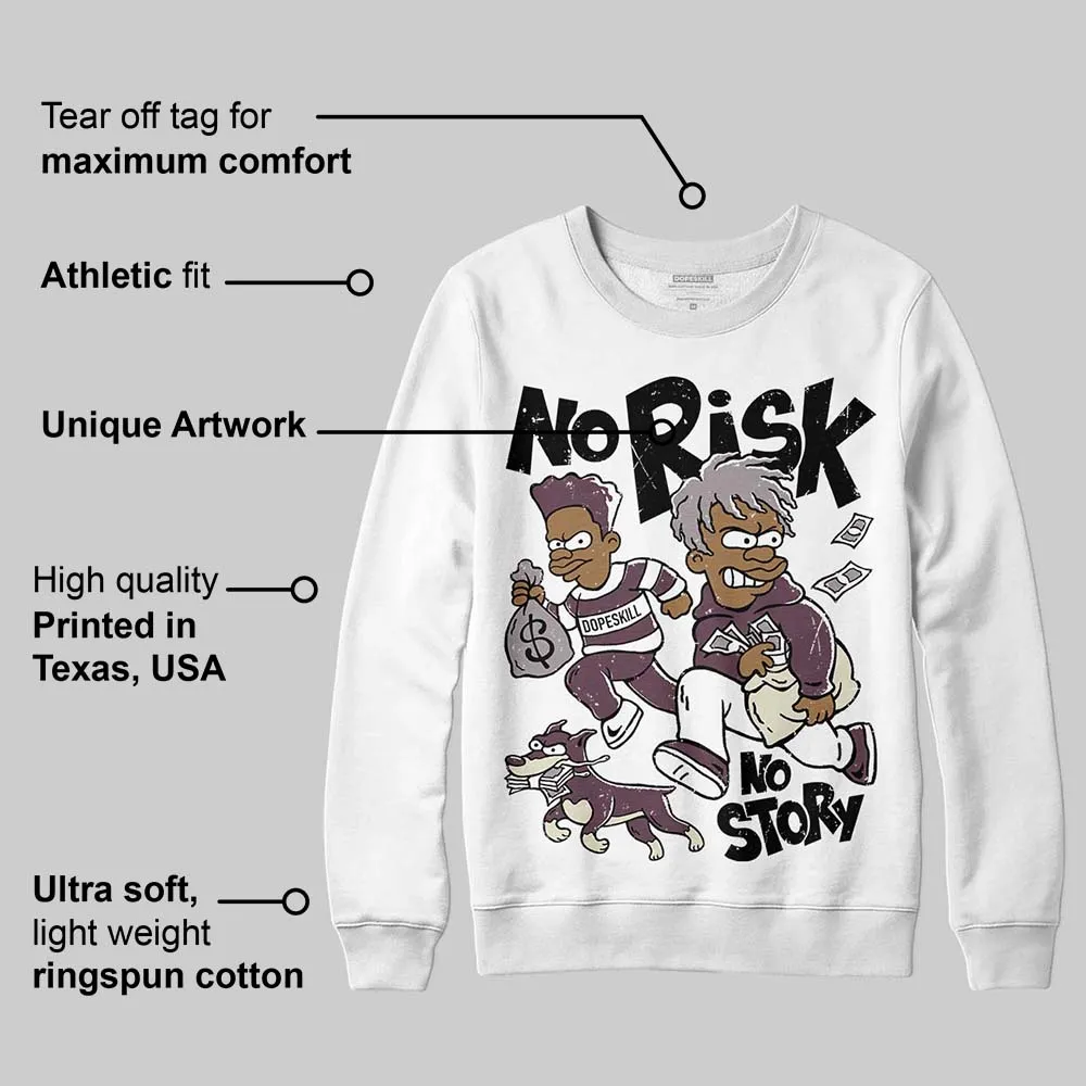 A Ma Maniere x Air 5s DopeSkill Sweatshirt No Risk No Story Graphic sold by DopeSkill product image thumbnail 3