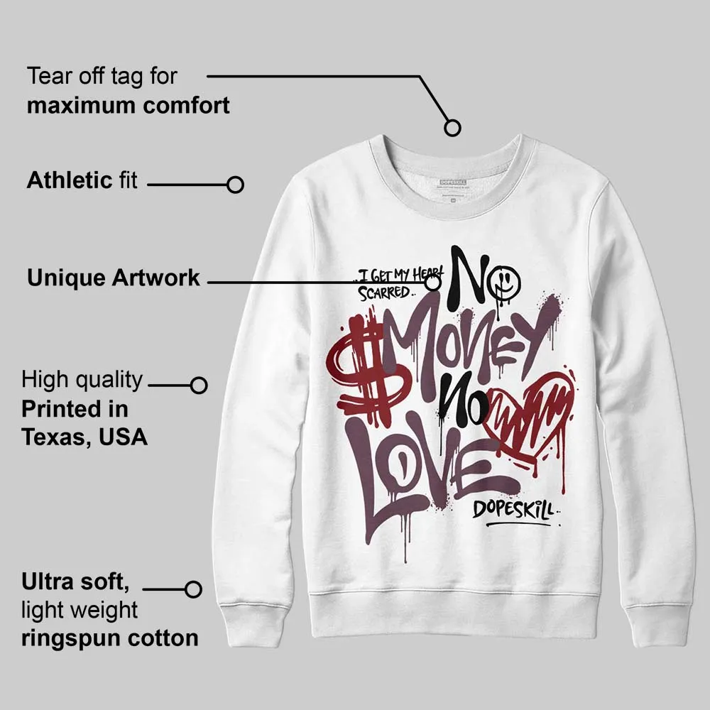 A Ma Maniere x Air 5s DopeSkill Sweatshirt No Money No Love Typo Graphic sold by DopeSkill product image thumbnail 3