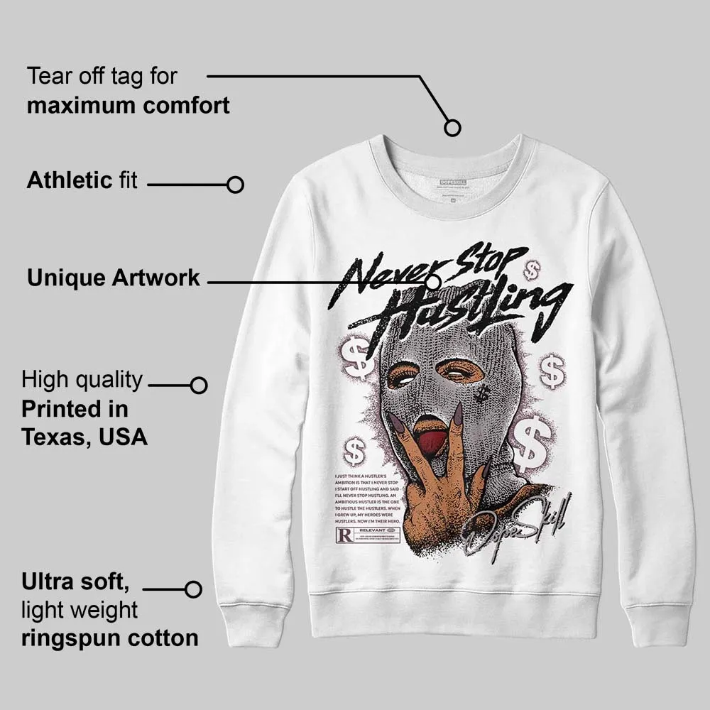 A Ma Maniere x Air 5s DopeSkill Sweatshirt Never Stop Hustling Graphic sold by DopeSkill product image thumbnail 3