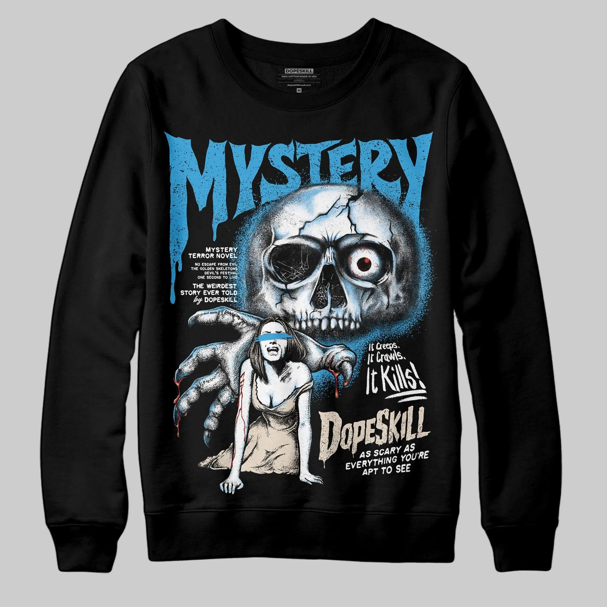 UNC Reimagined 1s DopeSkill Sweatshirt Mystery Ghostly Grasp Graphic sold by DopeSkill product image thumbnail 2