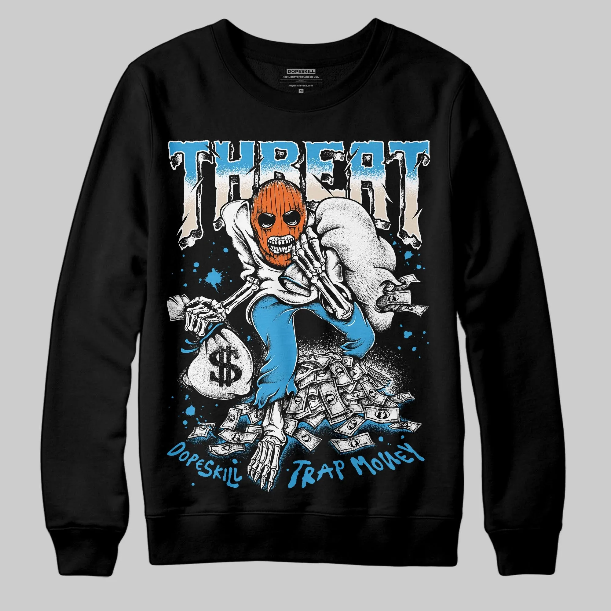 UNC Reimagined 1s DopeSkill Sweatshirt Threat Graphic sold by DopeSkill product image thumbnail 2