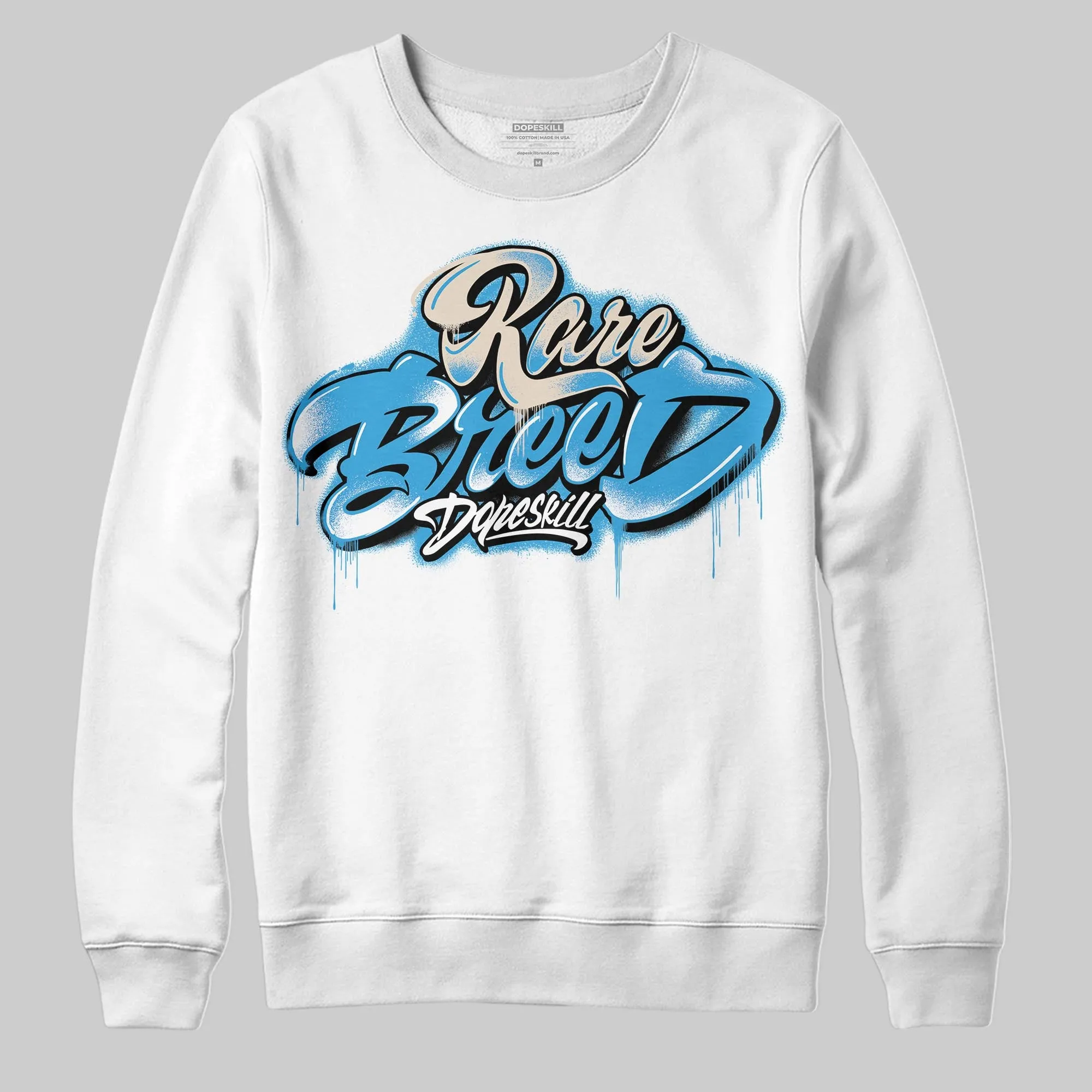UNC Reimagined 1s DopeSkill Sweatshirt Rare Breed Type Graphic sold by DopeSkill