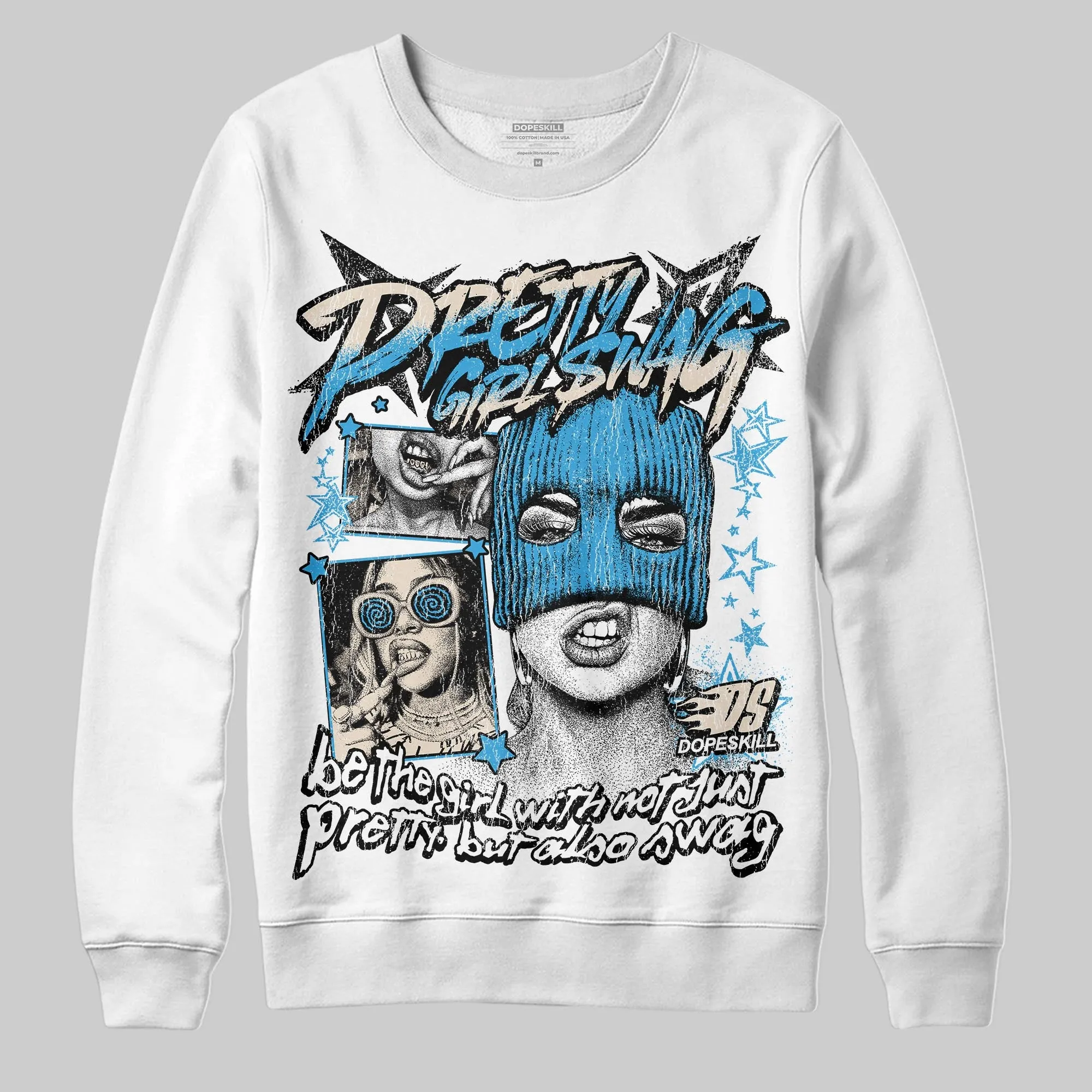 UNC Reimagined 1s DopeSkill Sweatshirt Pretty Girl Swag Graphic sold by DopeSkill