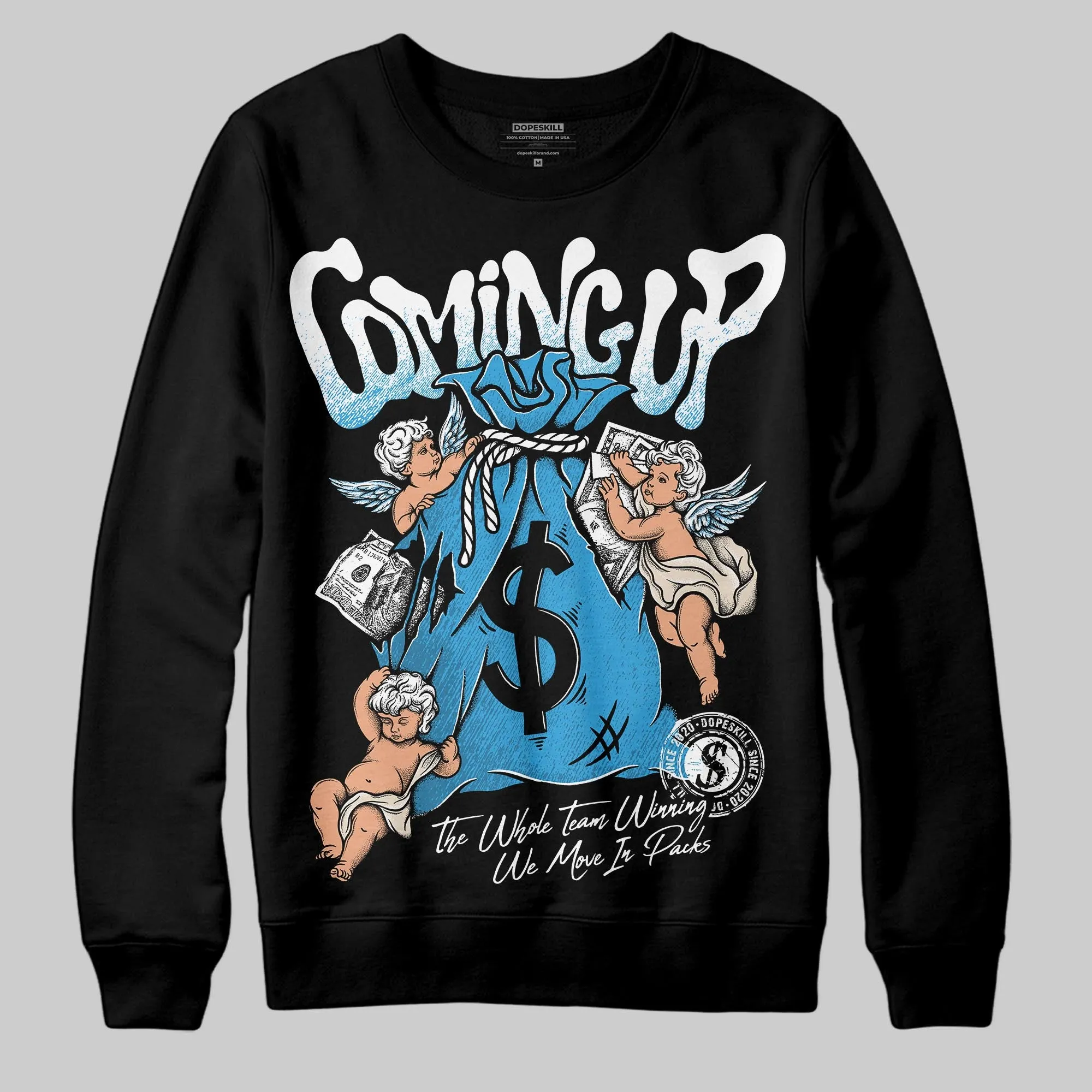 UNC Reimagined 1s DopeSkill Sweatshirt Money Bag Coming Up Graphic sold by DopeSkill product image thumbnail 2