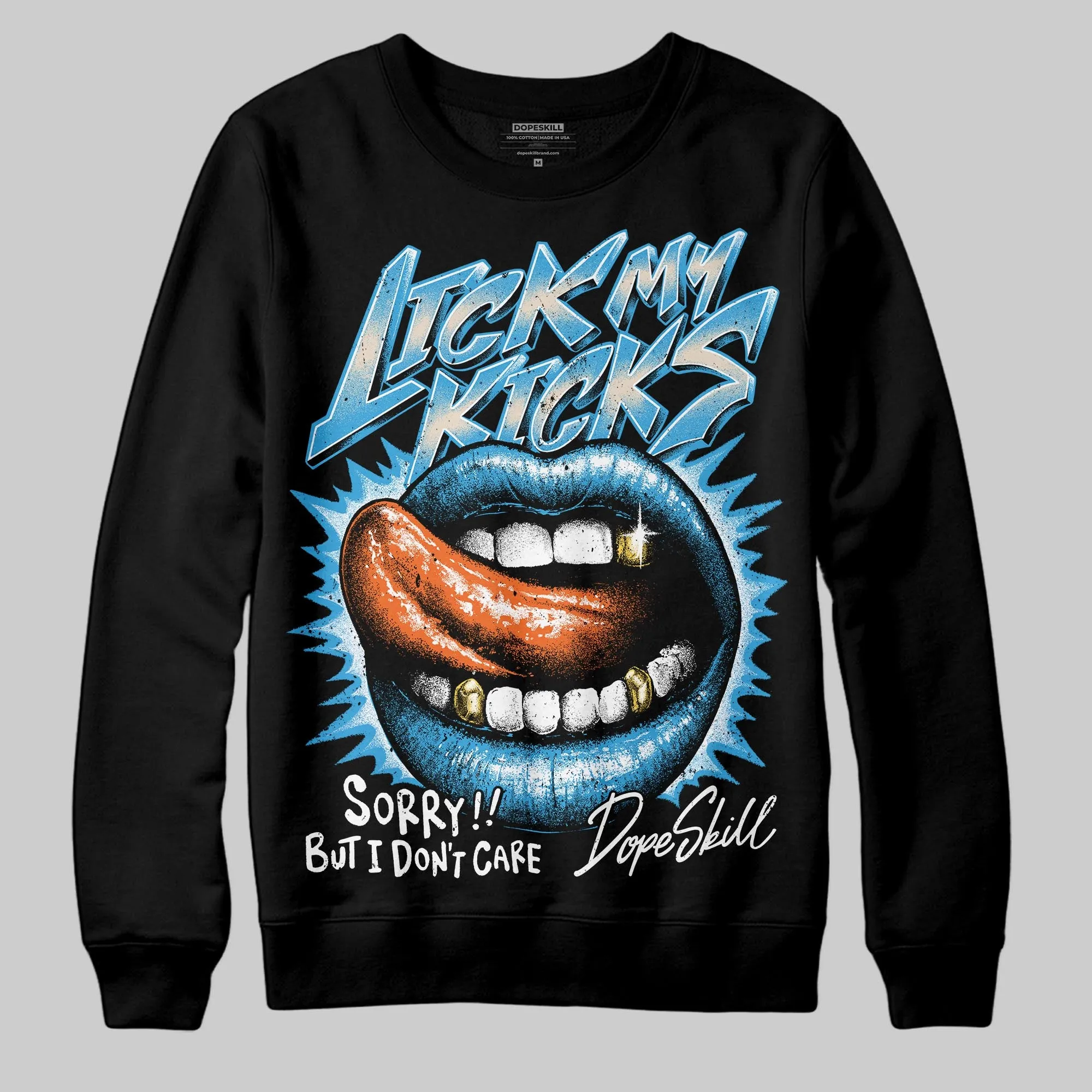 UNC Reimagined 1s DopeSkill Sweatshirt Lick My Kicks Graphic sold by DopeSkill product image thumbnail 2