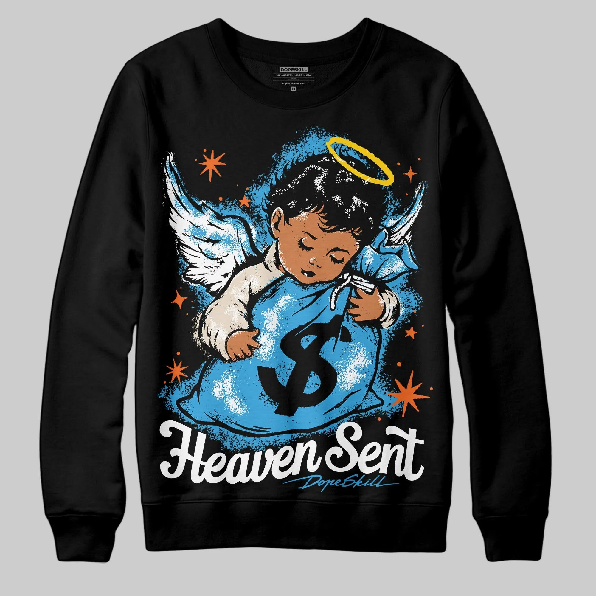 UNC Reimagined 1s DopeSkill Sweatshirt Heaven Sent Graphic sold by DopeSkill product image thumbnail 2