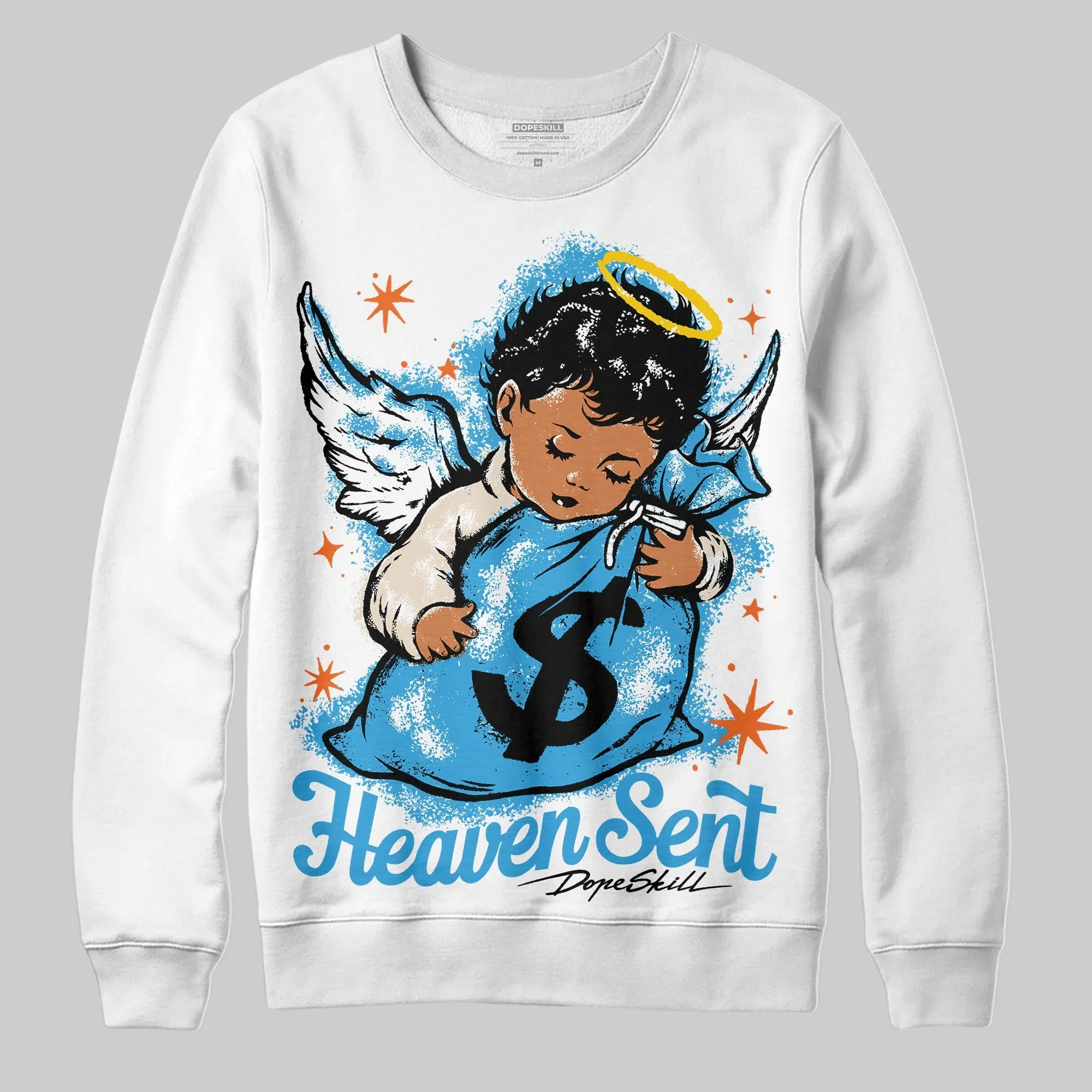 UNC Reimagined 1s DopeSkill Sweatshirt Heaven Sent Graphic sold by DopeSkill